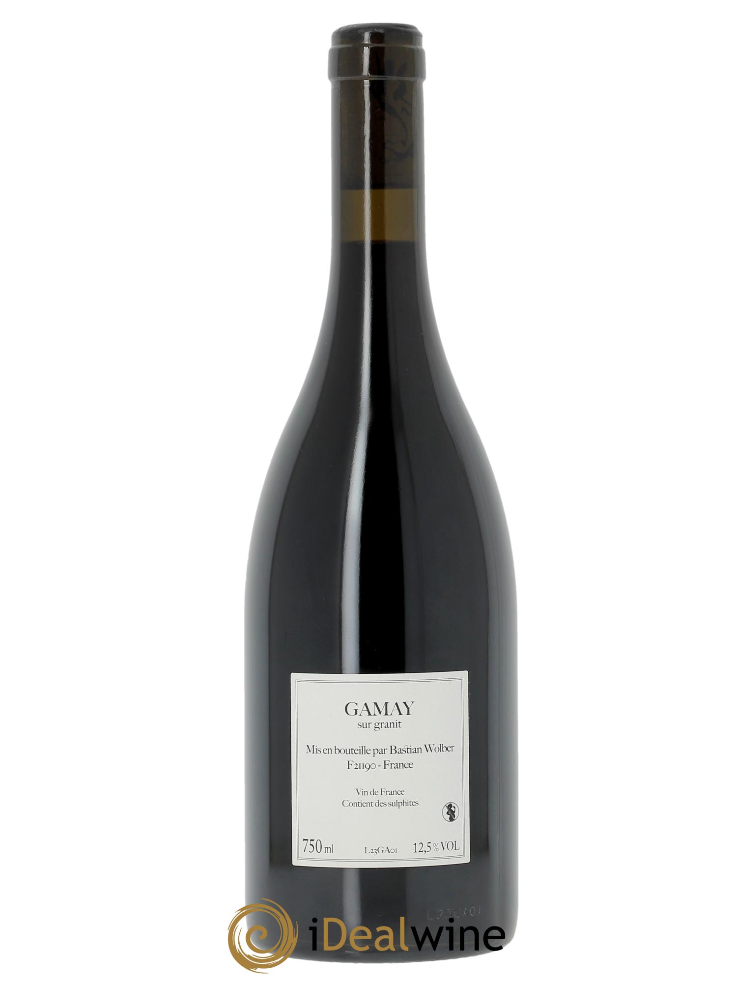 Vin de France Laisse Tomber Gamay Bastian Wolber 2023 - Lot de 1 bouteille - 1