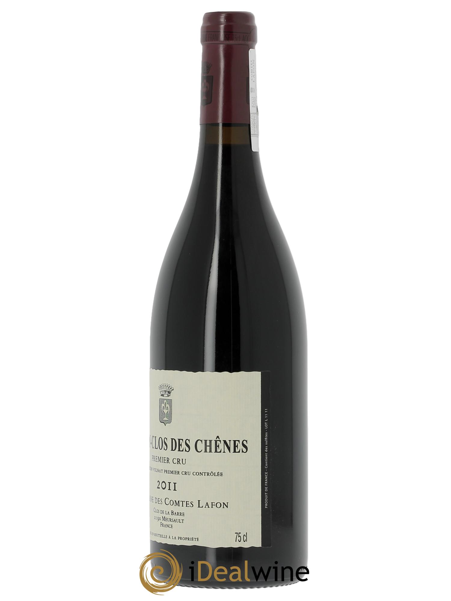 Volnay 1er Cru Clos des Chênes Comtes Lafon (Domaine des) 2011 - Lot de 1 bouteille - 1