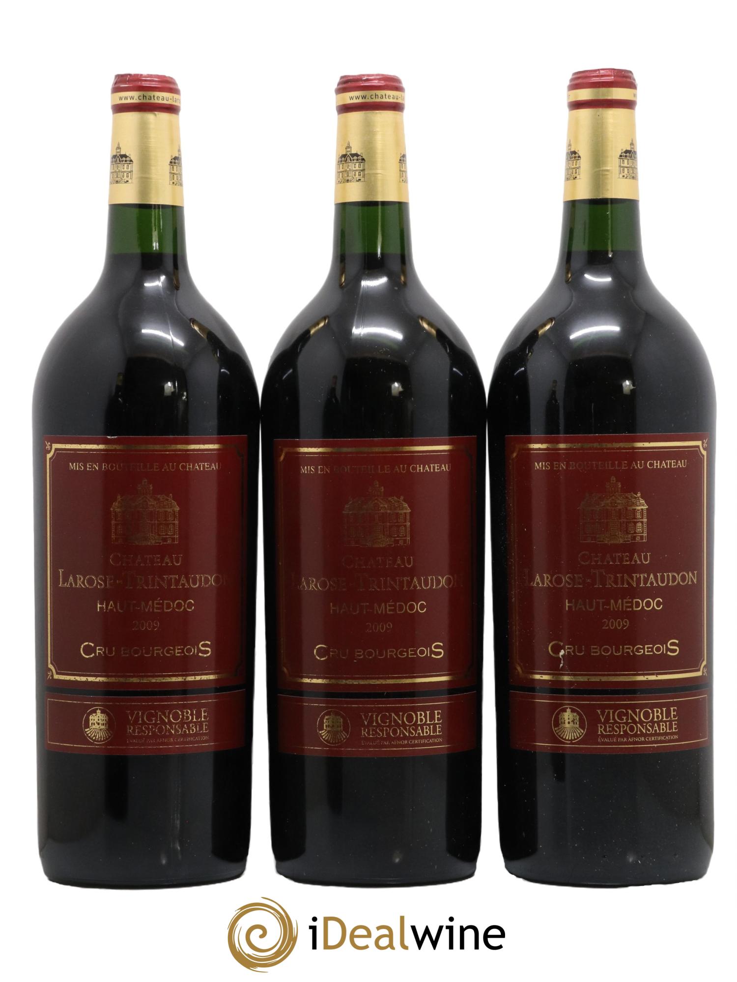 Château Larose Trintaudon Cru Bourgeois  2009 - Lot of 6 magnums - 1