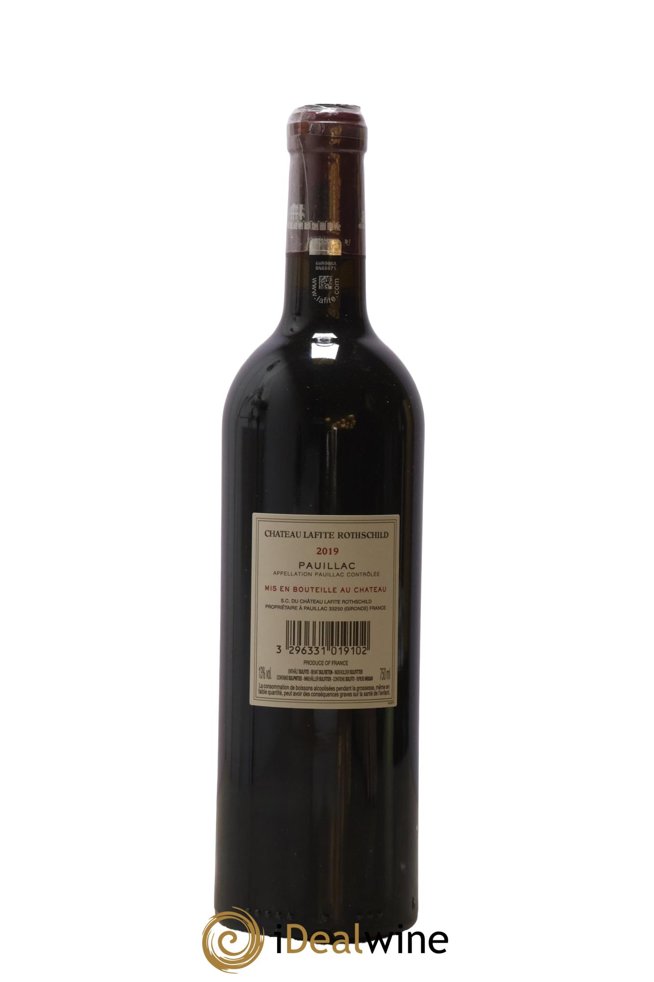 Château Lafite Rothschild 1er Grand Cru Classé 2019 - Lot de 1 bouteille - 2