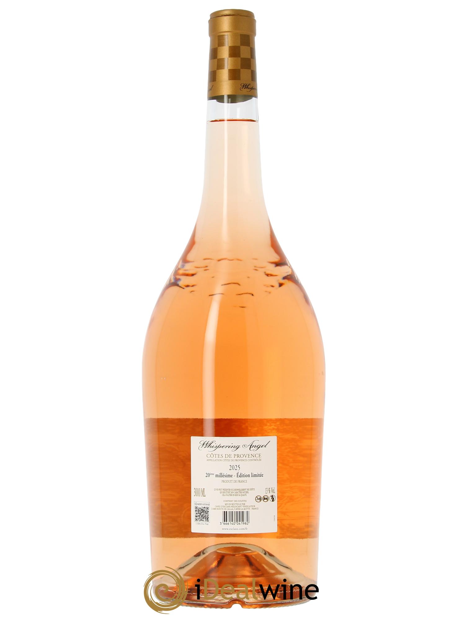 Côtes de Provence Whispering Angel Château d'Esclans 2025 - Lot of 1 double magnum - 1