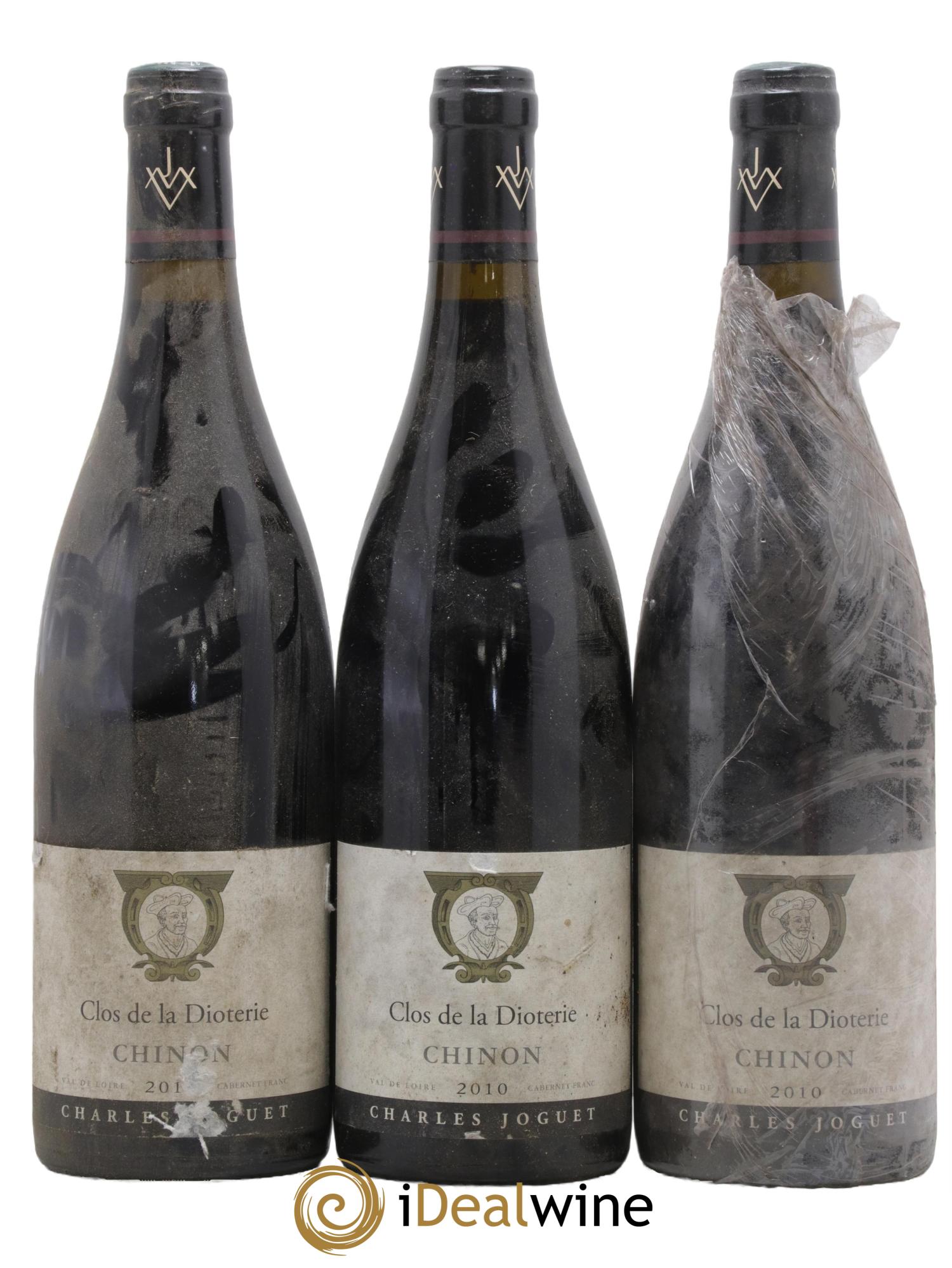 Chinon Clos de La Dioterie Charles Joguet 2010 - Lot of 3 bottles - 0