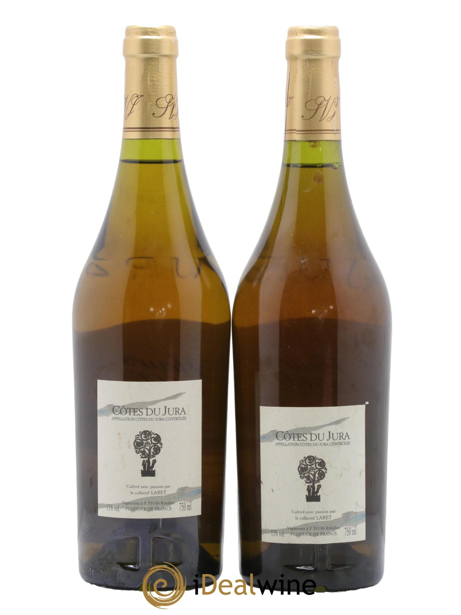 Côtes du Jura Fleurs Labet 2000 - Lot of 2 bottles - 1