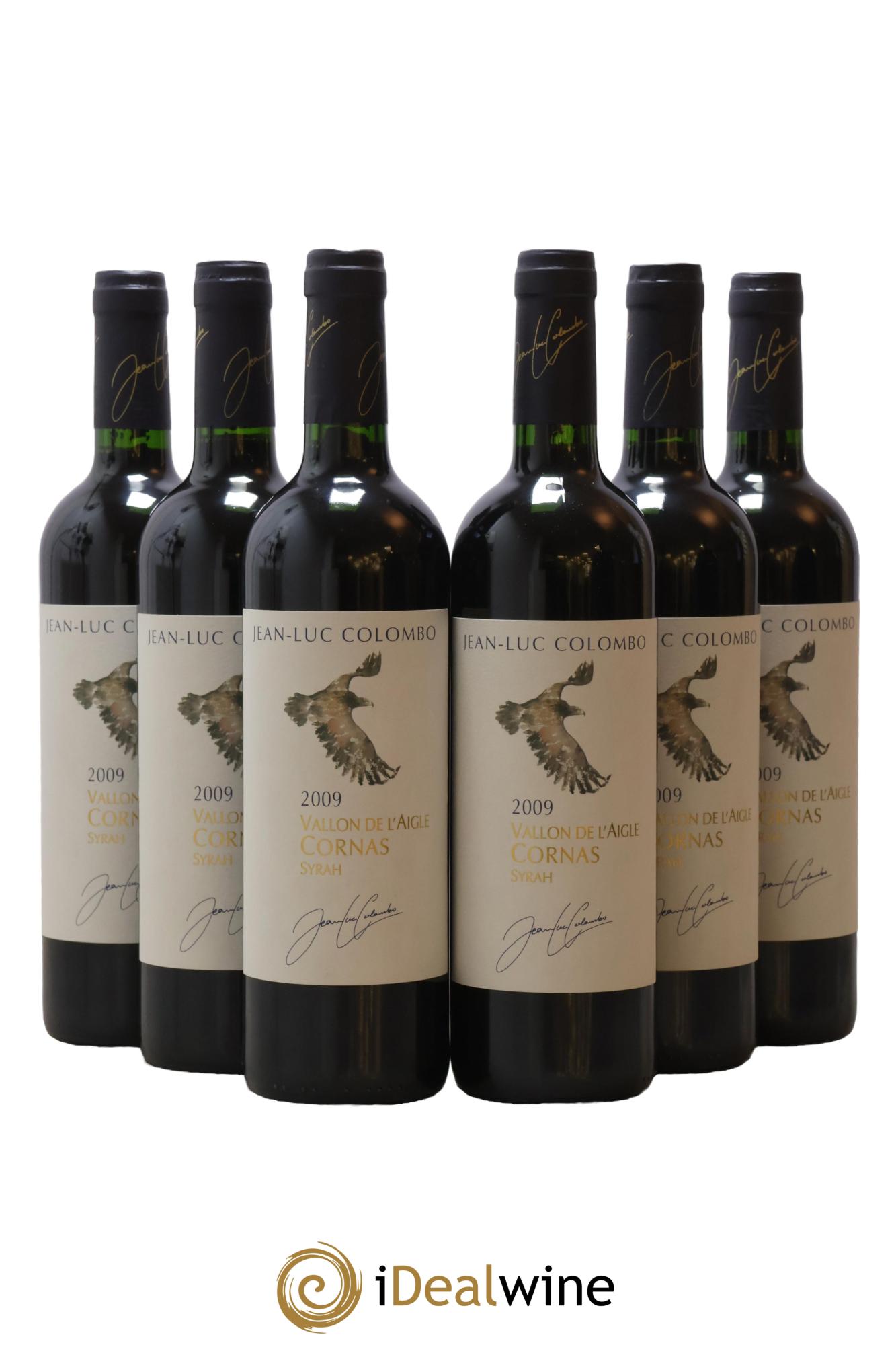 Cornas Vallon de l'Aigle Jean-Luc Colombo 2009 - Lotto di 6 bottiglie - 0