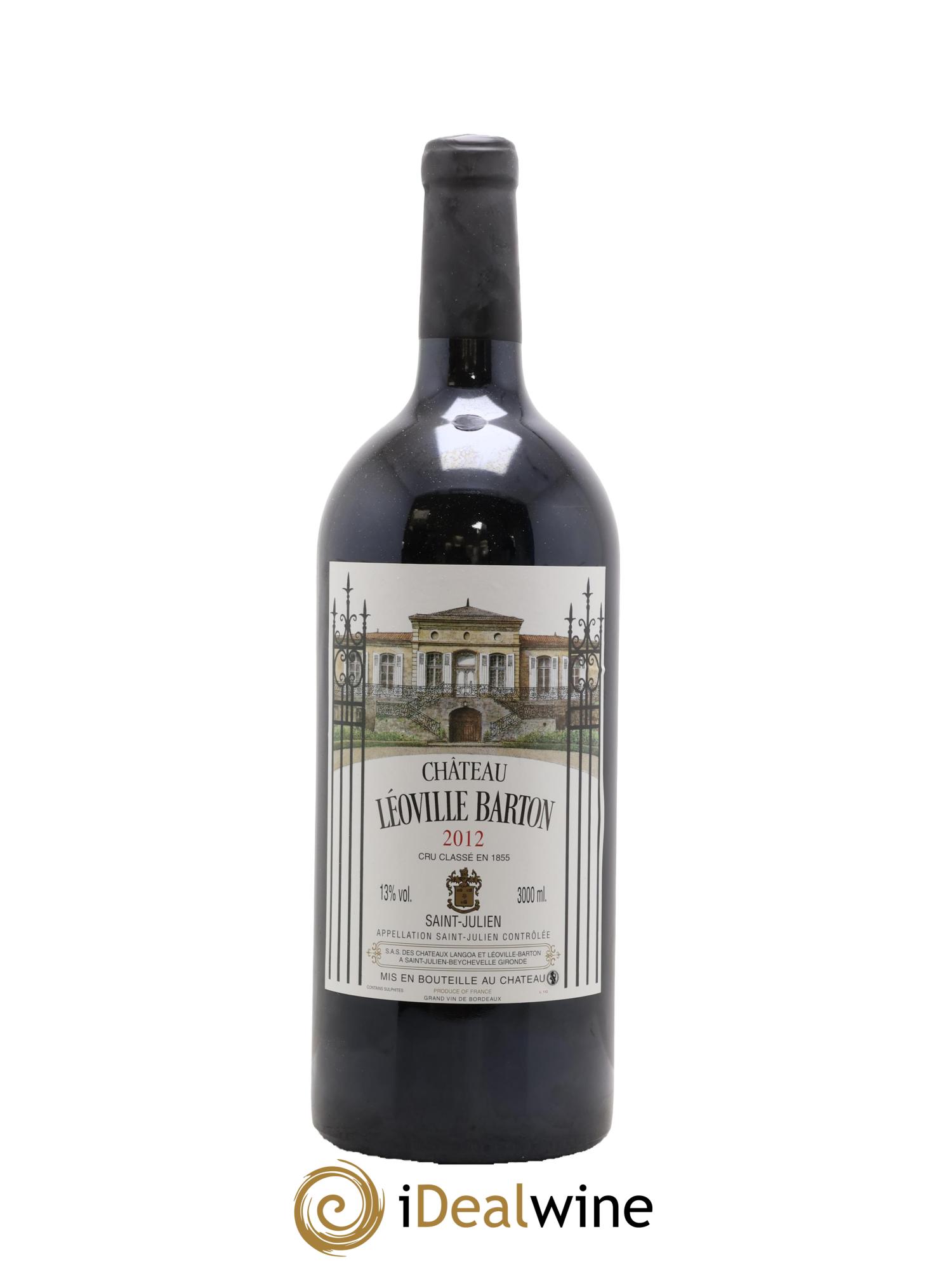 Château Léoville Barton 2ème Grand Cru Classé 2012 - Posten von 1 Doppel-Magnum - 1