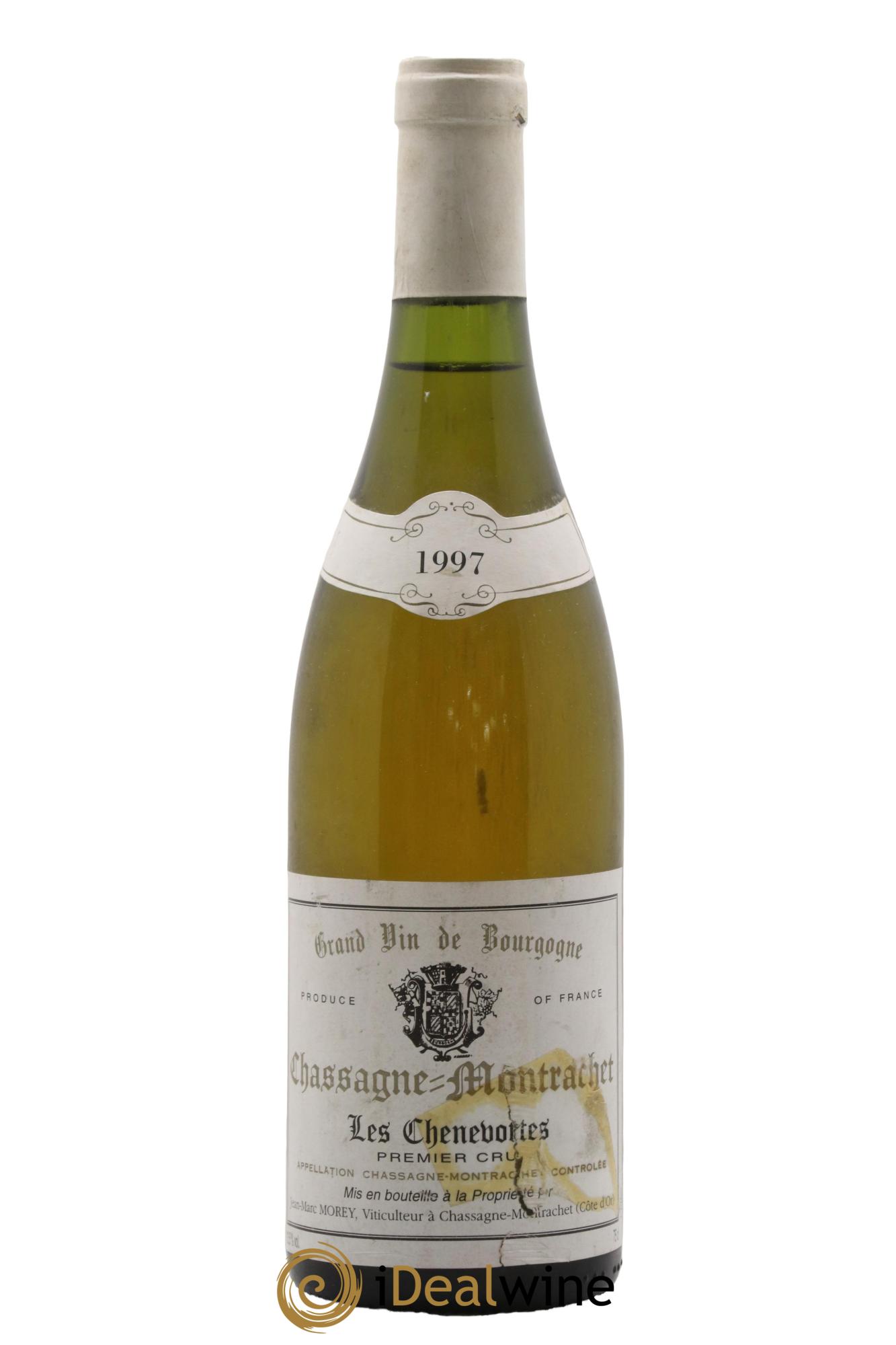 Chassagne-Montrachet 1er Cru Chenevottes Jean-Marc Morey 1997 - Posten von 1 Flasche - 0