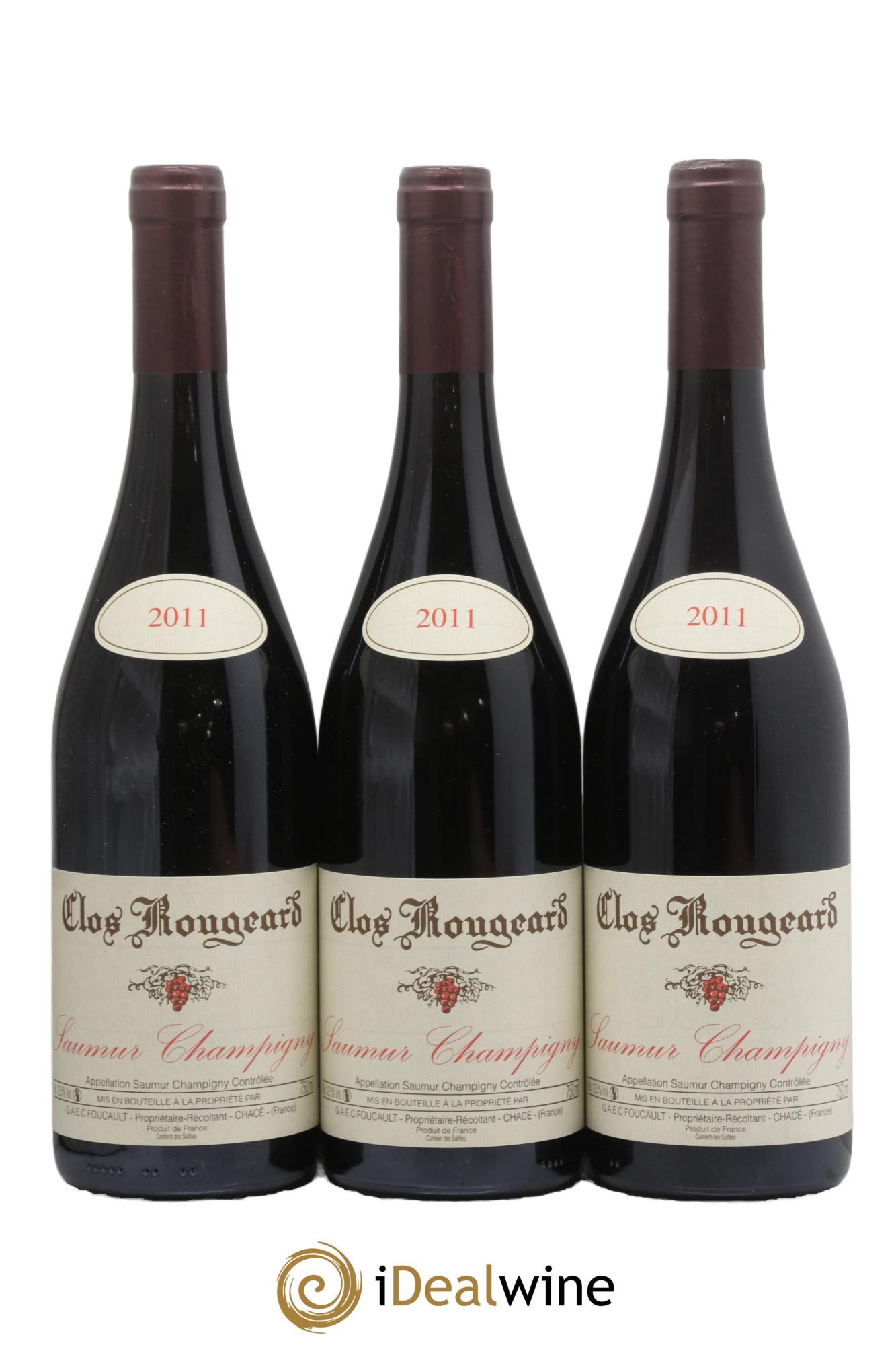 Saumur-Champigny Clos Rougeard 2011 - Lot of 3 bottles - 0