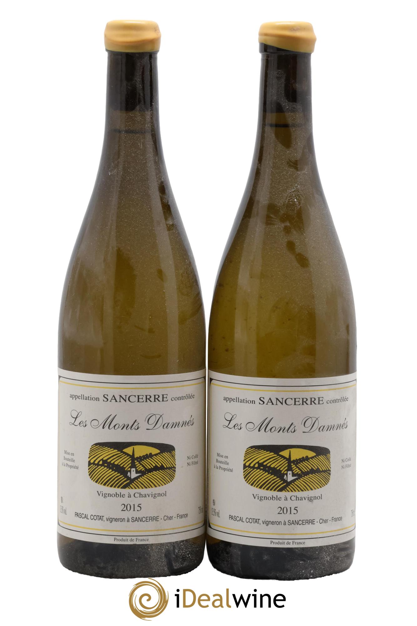 Sancerre Les Monts Damnés Pascal Cotat 2015 - Lot de 2 bouteilles - 0