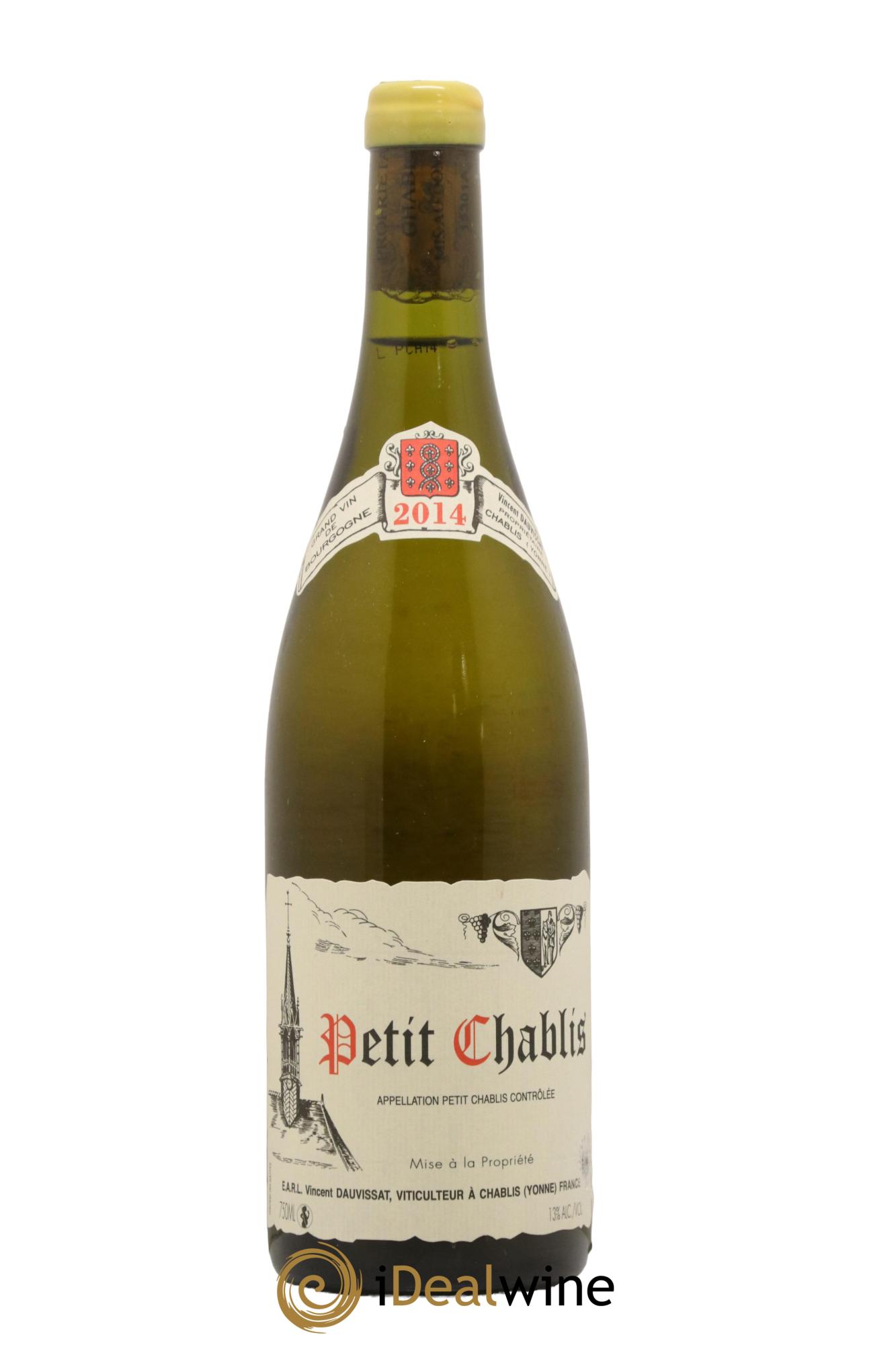 Petit Chablis Vincent Dauvissat (Domaine) 2014 - Lot de 1 bouteille - 0