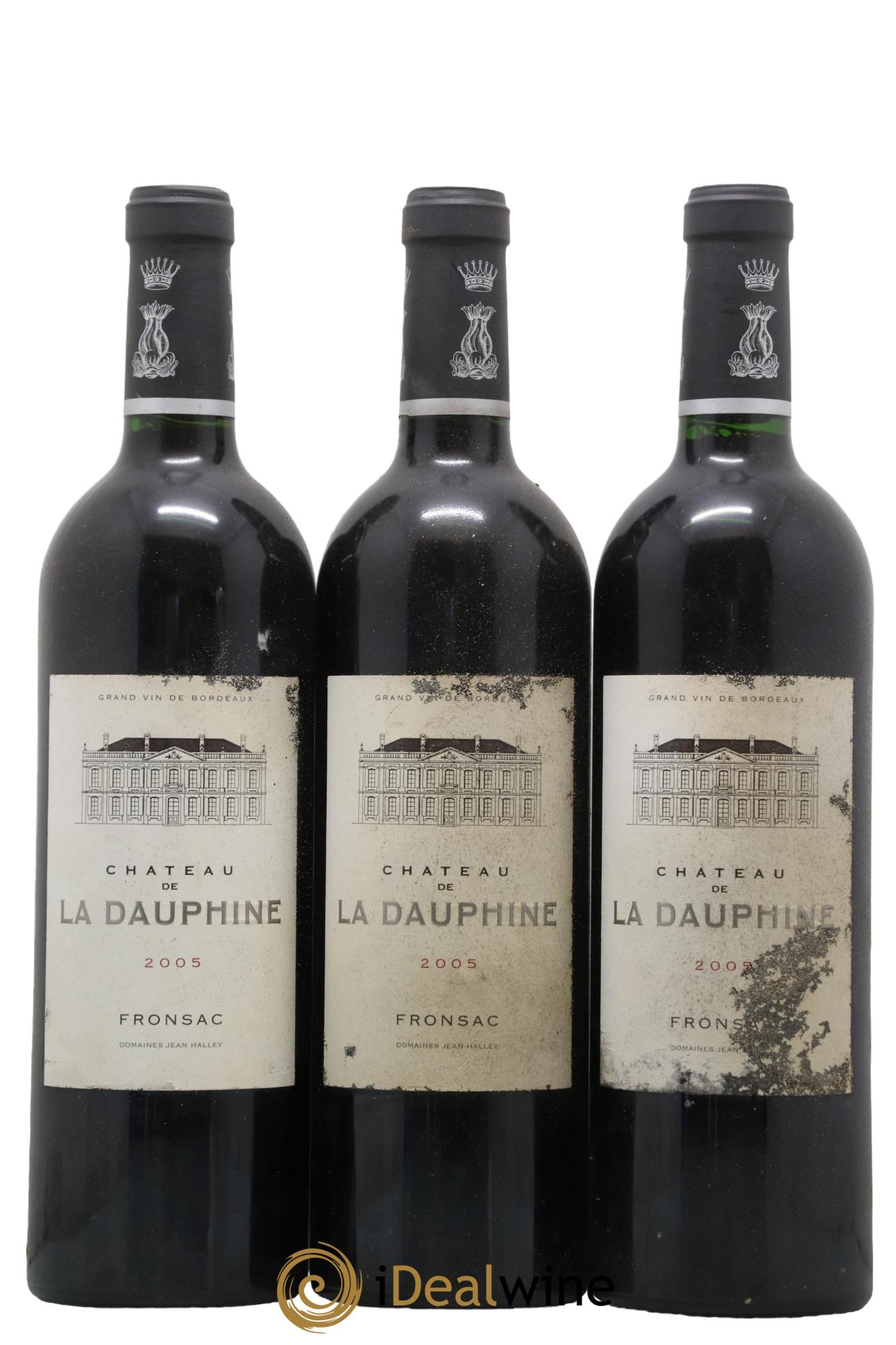 Château de La Dauphine 2005 - Lot de 3 bouteilles - 0
