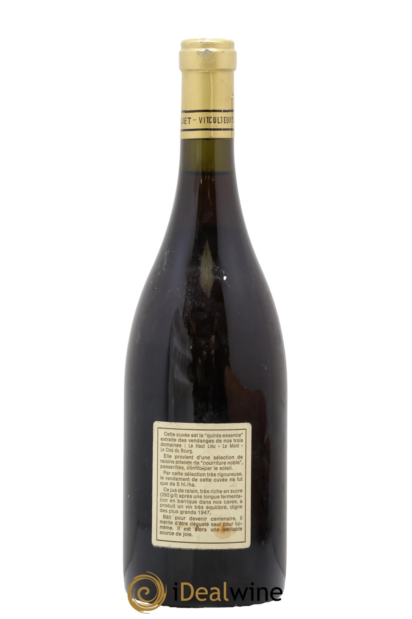 Vouvray Cuvée Constance Domaine Huet 1989 - Lot of 1 bottle - 1