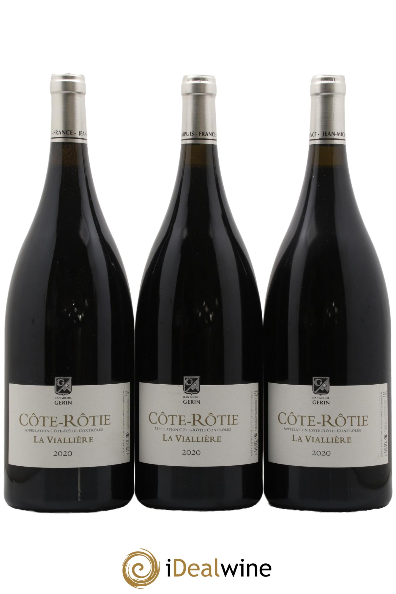 Côte-Rôtie La Viallière Jean-Michel Gerin 2020 - Lot of 3 magnums - 0