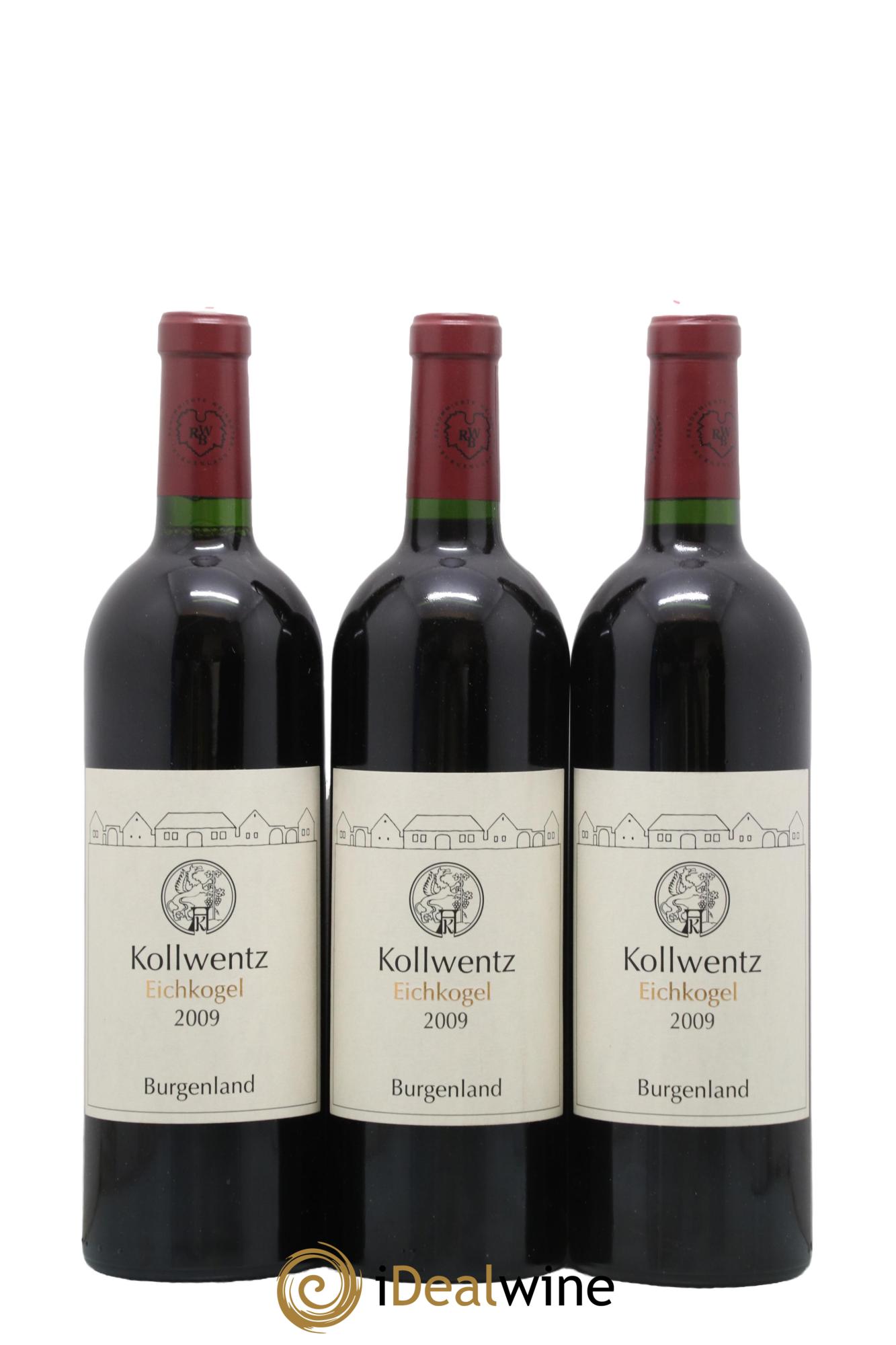 Autriche Eichkogel Kollwentz 2009 - Lot de 3 bouteilles - 0