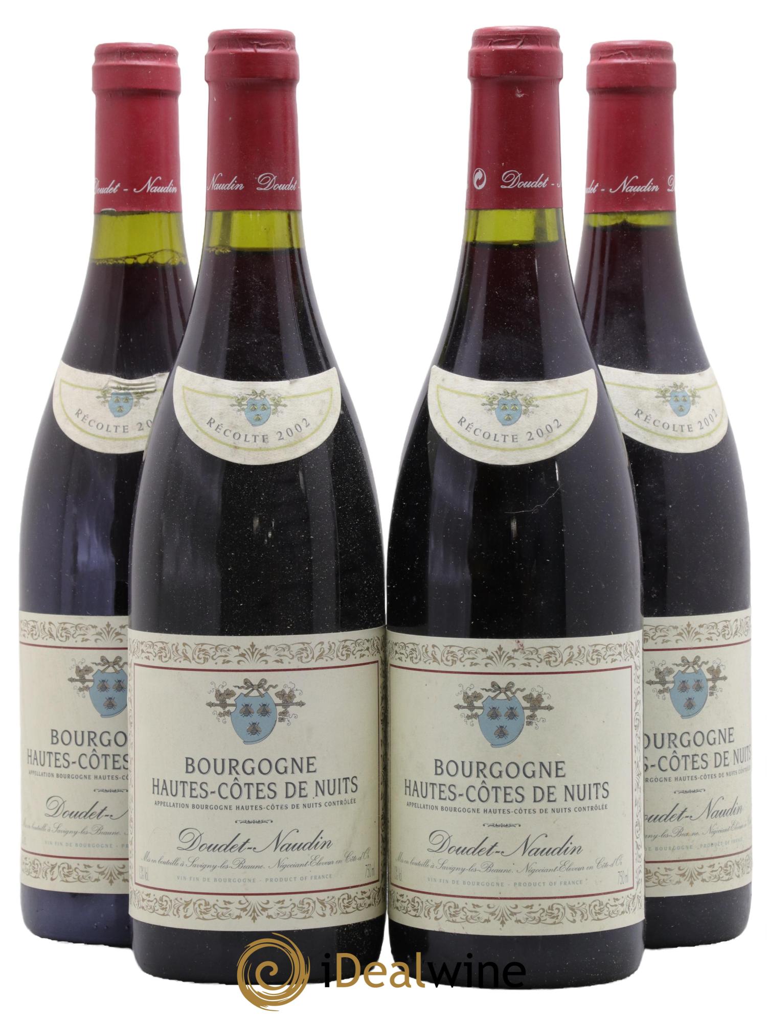 Hautes-Côtes de Nuits Doudet-Naudin 2002 - Posten von 4 Flaschen - 0
