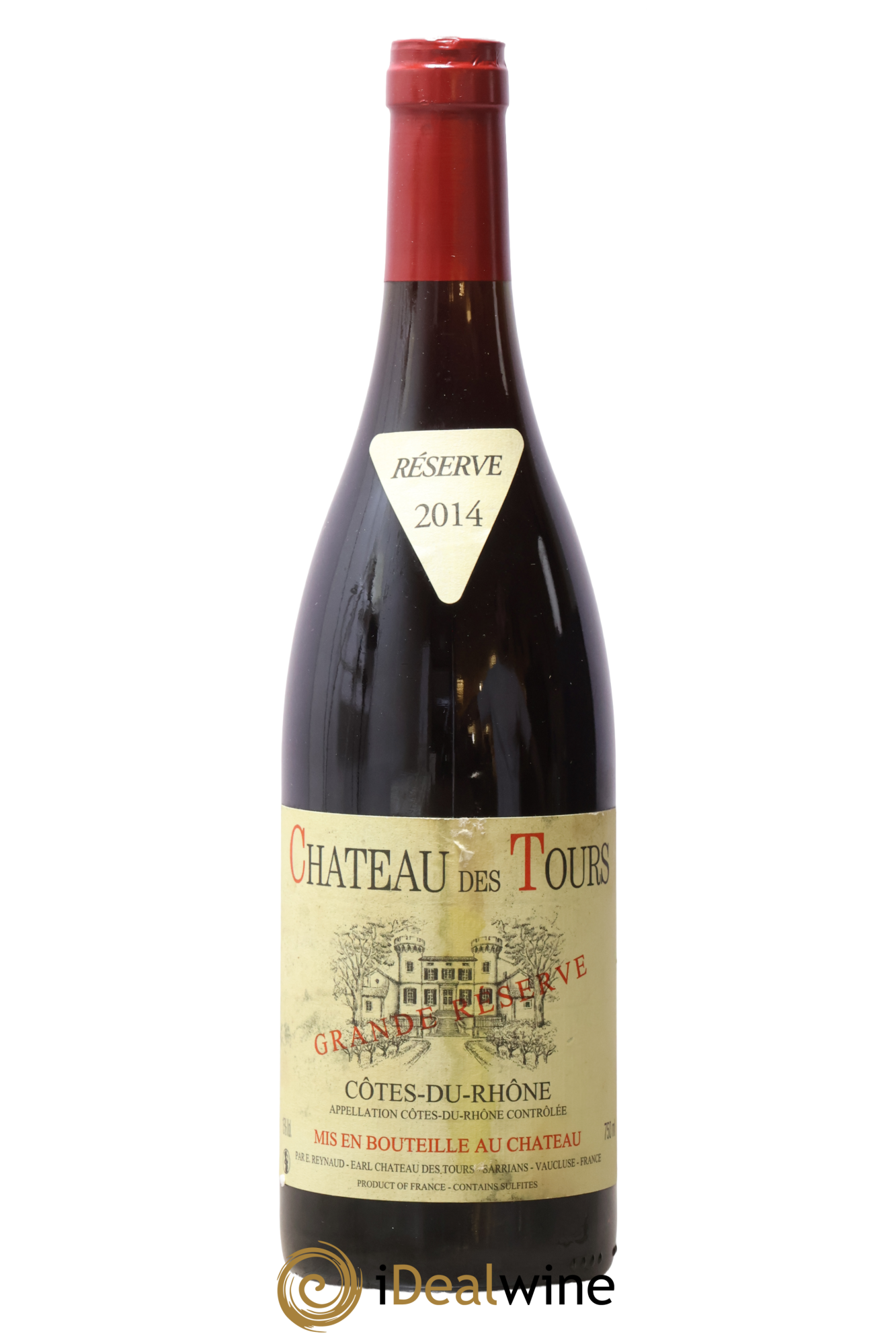 Côtes-du-Rhône Château des Tours Grande Réserve Emmanuel Reynaud 2014 - Lot de 1 bouteille - 0