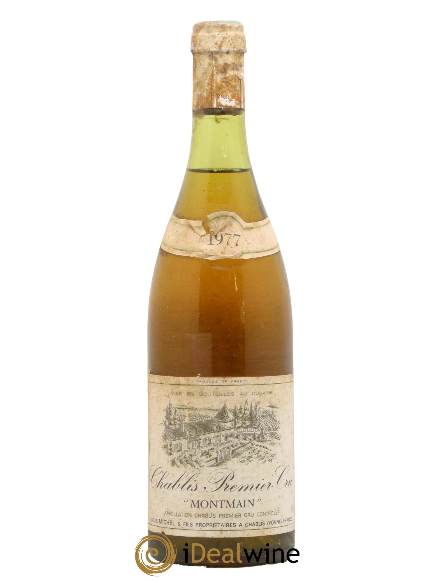 Chablis 1er Cru Montmains Louis Michel 1977 - Lot de 1 bouteille - 0