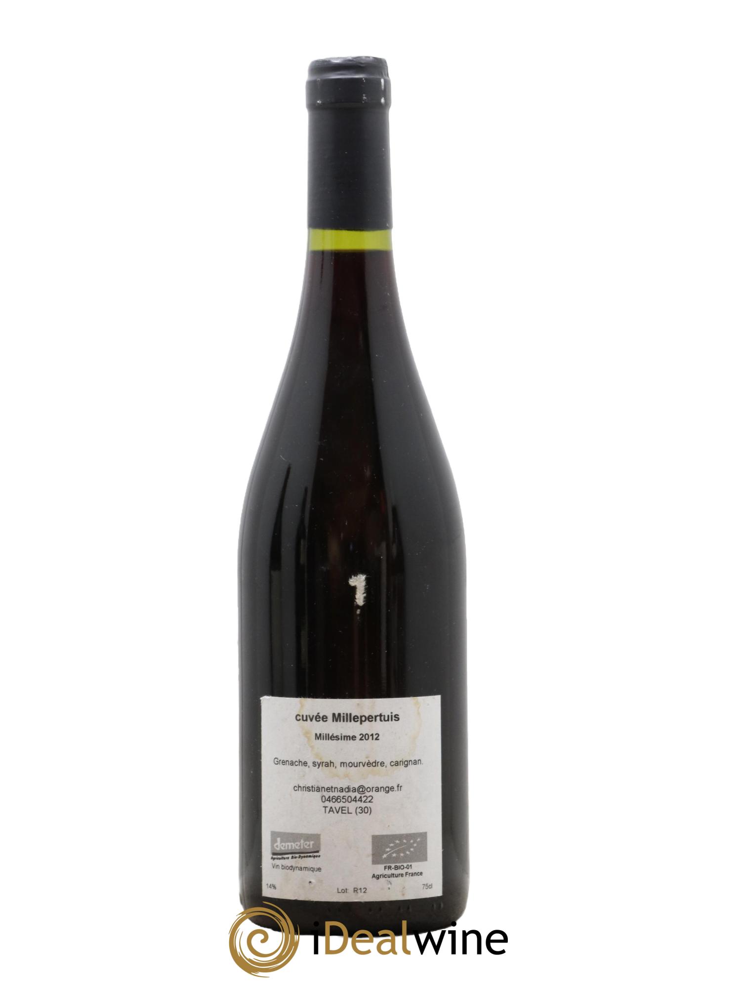 Vin de France Millepertuis Balazu Des Vaussieres 2012 - Lot de 1 bouteille - 1
