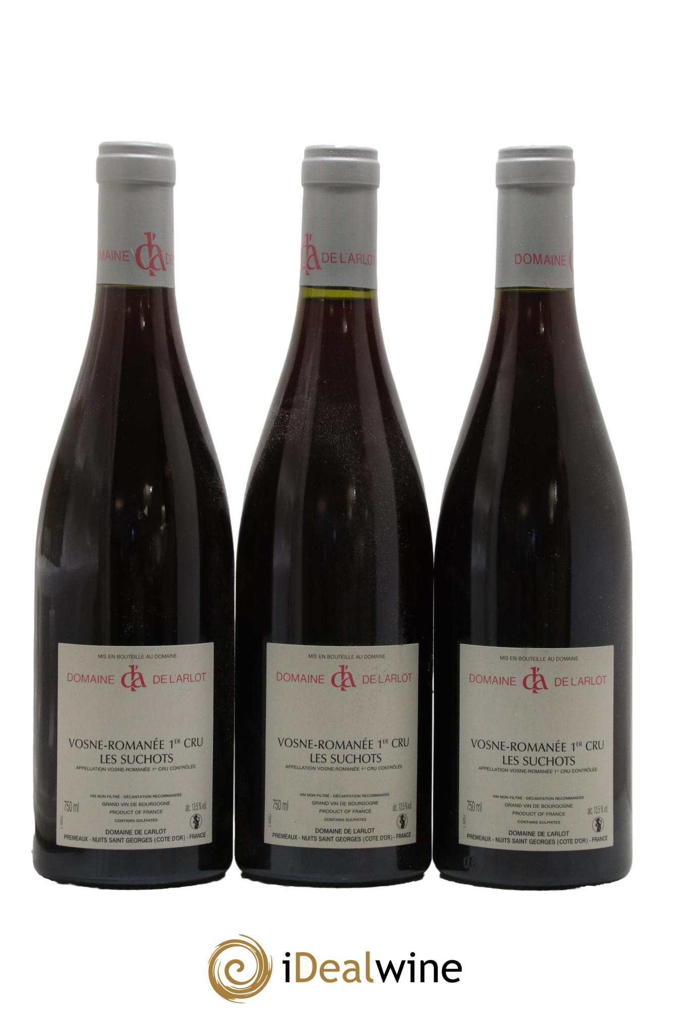 Vosne-Romanée 1er Cru Les Suchots Domaine de l'Arlot 2009 - Lot de 3 bouteilles - 1