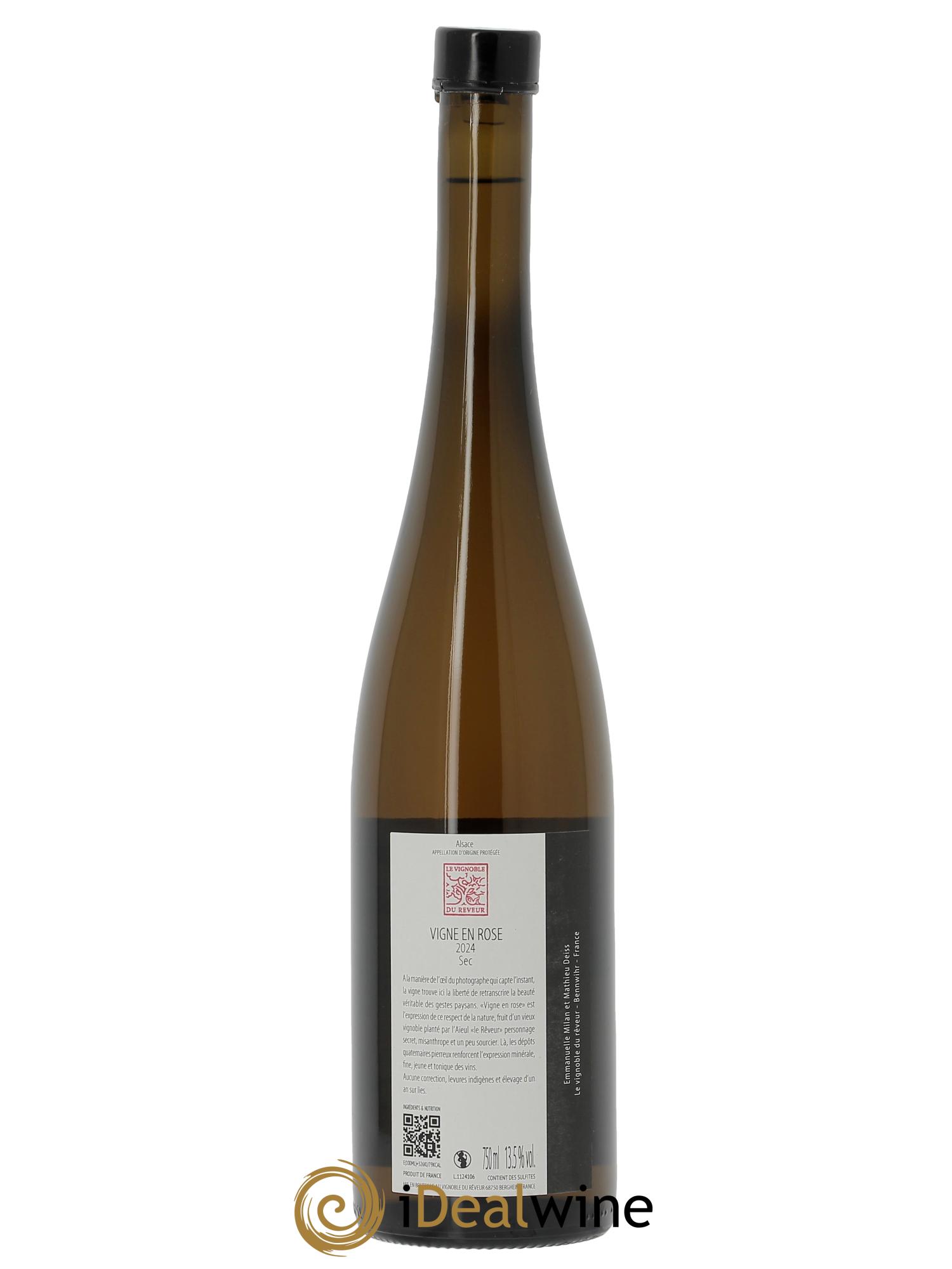Alsace La Vigne en Rose Vignoble du Rêveur 2024 - Lotto di 1 bottiglia - 1