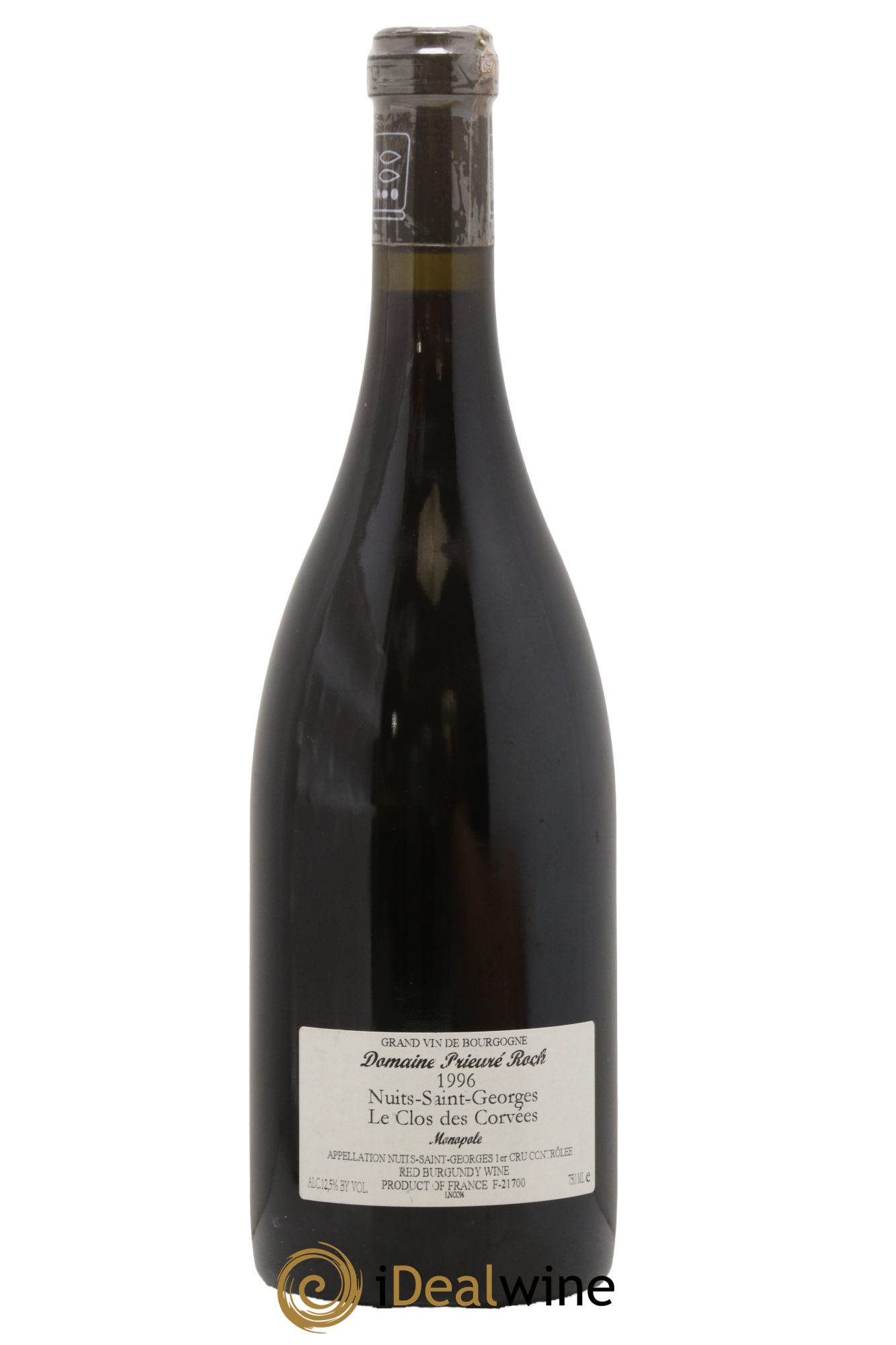 Nuits-Saint-Georges 1er Cru Le Clos des Corvées Prieuré Roch 1996 - Lot de 1 bouteille - 1