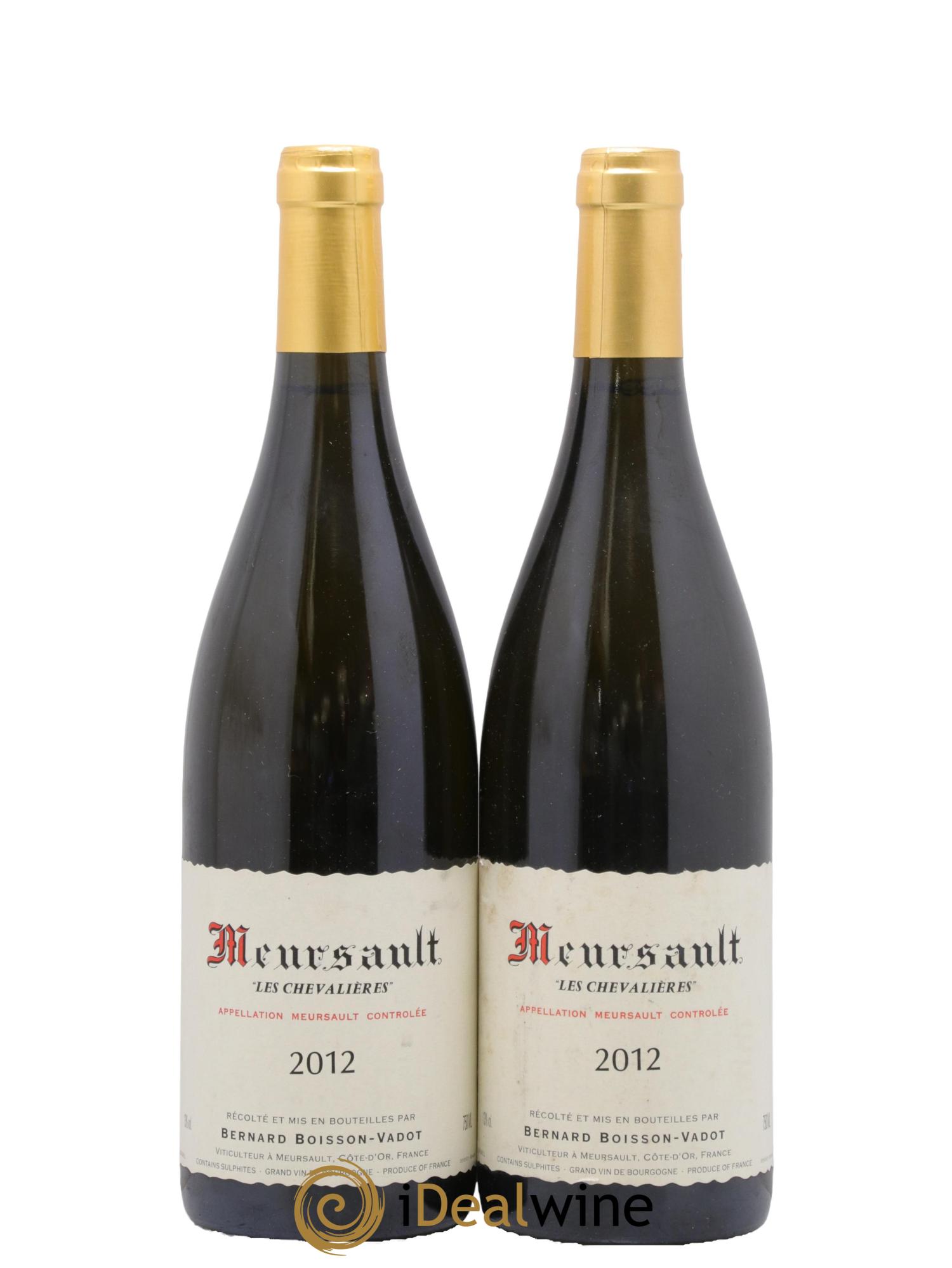 Meursault Les Chevalières Boisson-Vadot (Domaine) 2012 - Lot de 2 bouteilles - 0