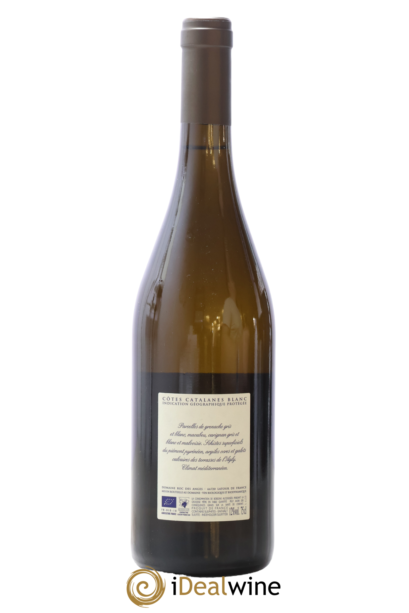 Côtes Catalanes Roc des Anges Llum Marjorie et Stéphane Gallet 2023 - Lot de 1 bouteille - 1