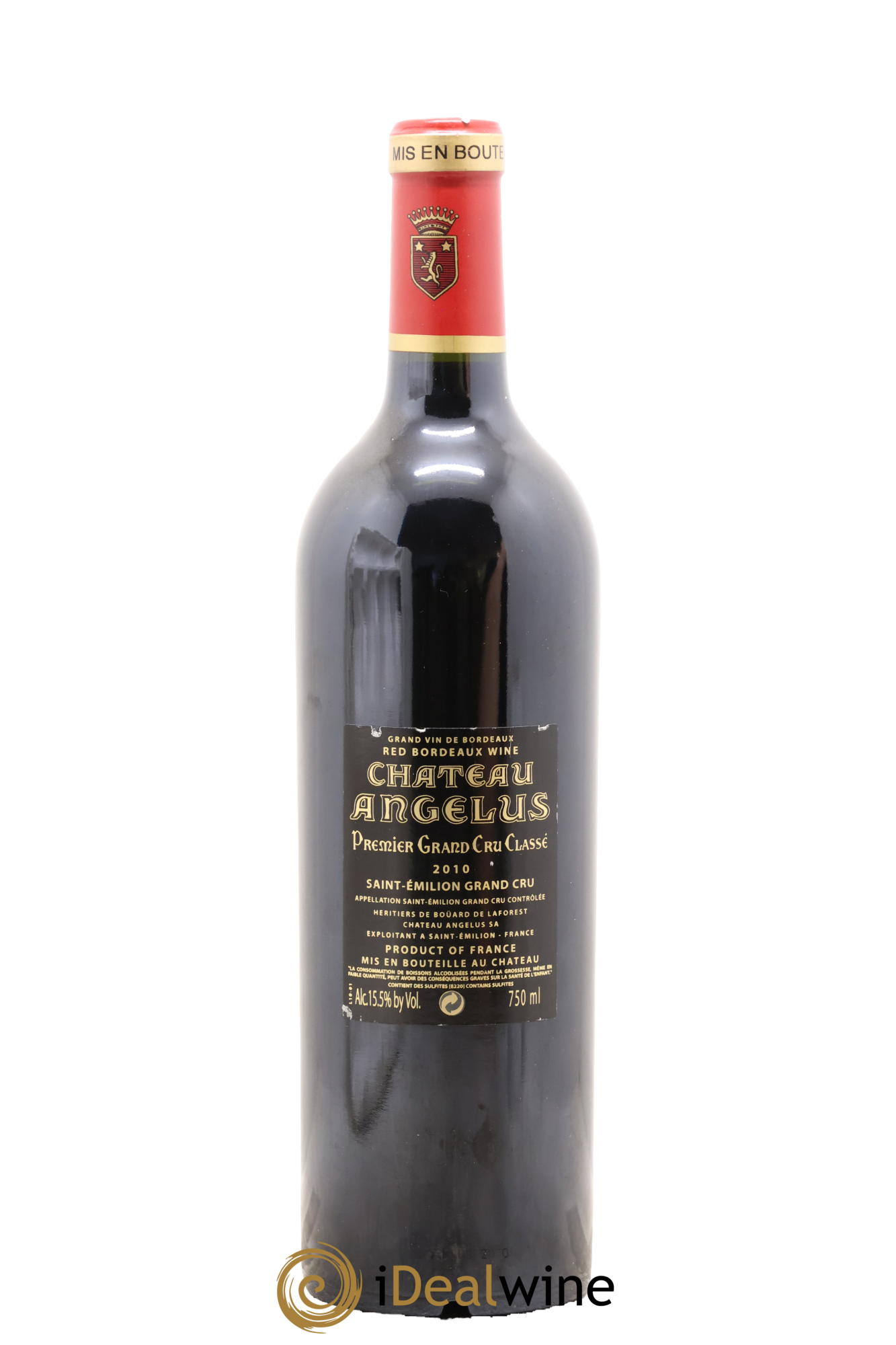 Château Angélus 1er Grand Cru Classé A 2010 - Posten von 1 Flasche - 1