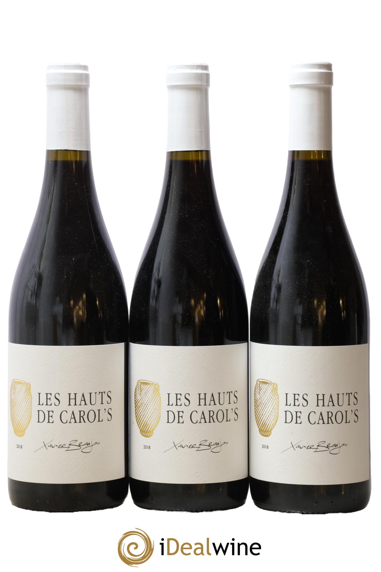 Pays d'Hérault Les Hauts de Carol's Terrasse d'Elise (Domaine de la) 2018 - Lot de 3 bouteilles - 0