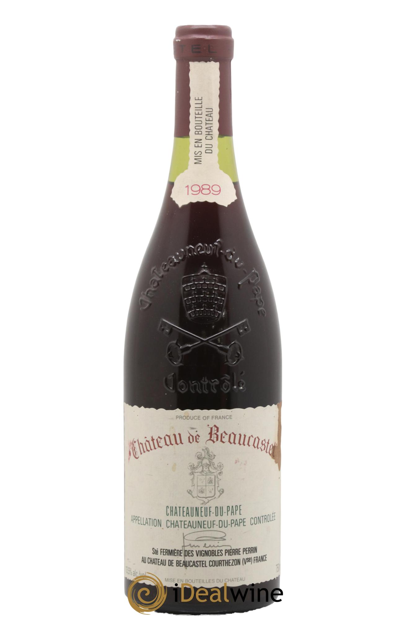 Châteauneuf-du-Pape Château de Beaucastel Famille Perrin 1989 - Lot de 1 bouteille - 0