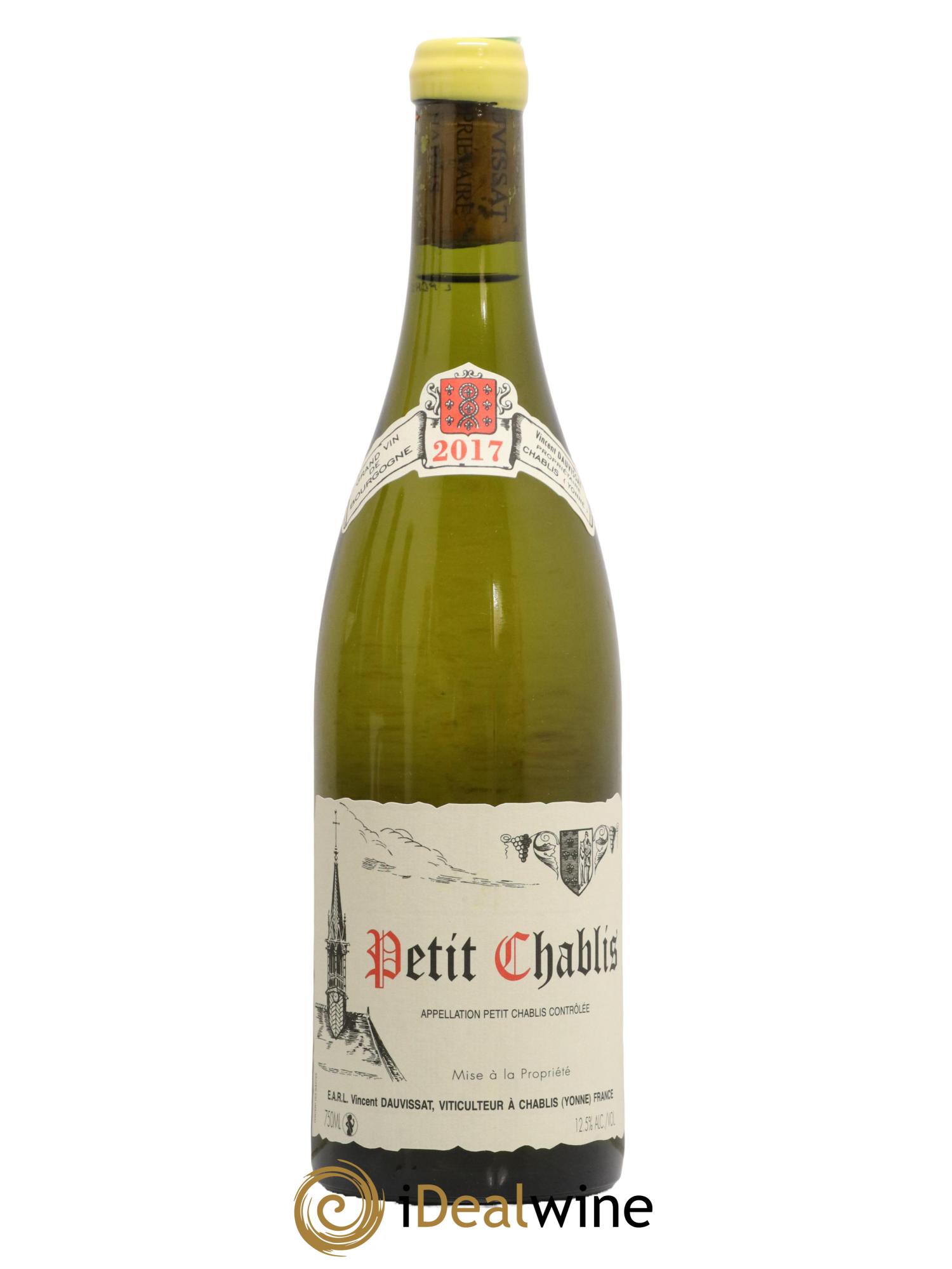 Petit Chablis Vincent Dauvissat (Domaine) 2017 - Lot de 1 bouteille - 0