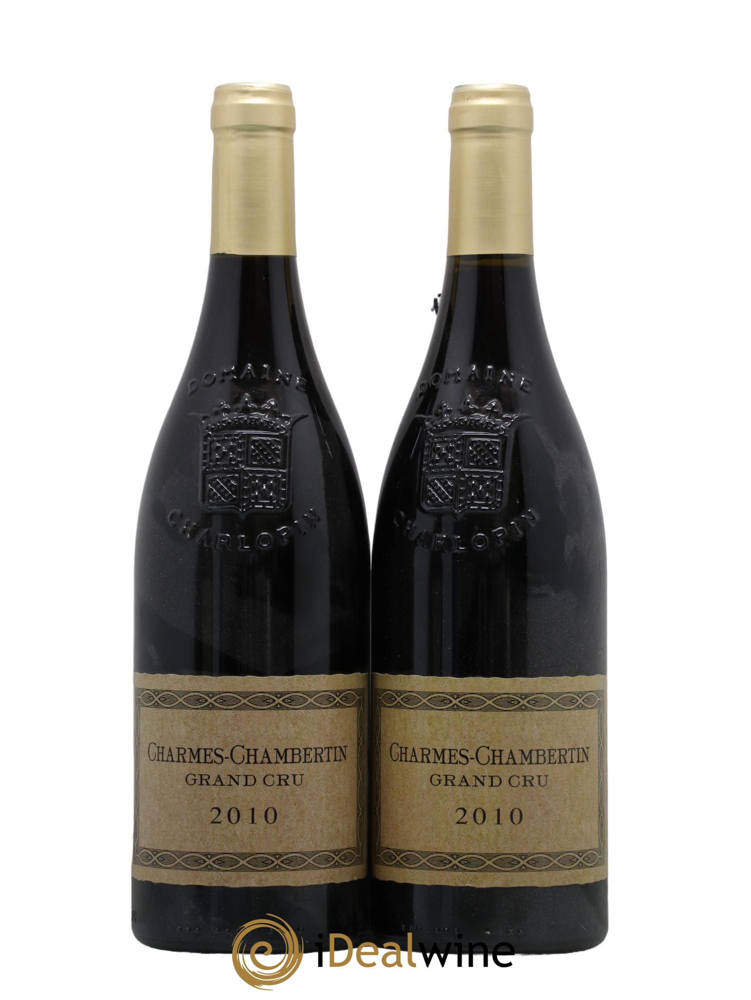 Charmes-Chambertin Grand Cru Charlopin-Parizot 2010 - Lot de 2 bouteilles - 0