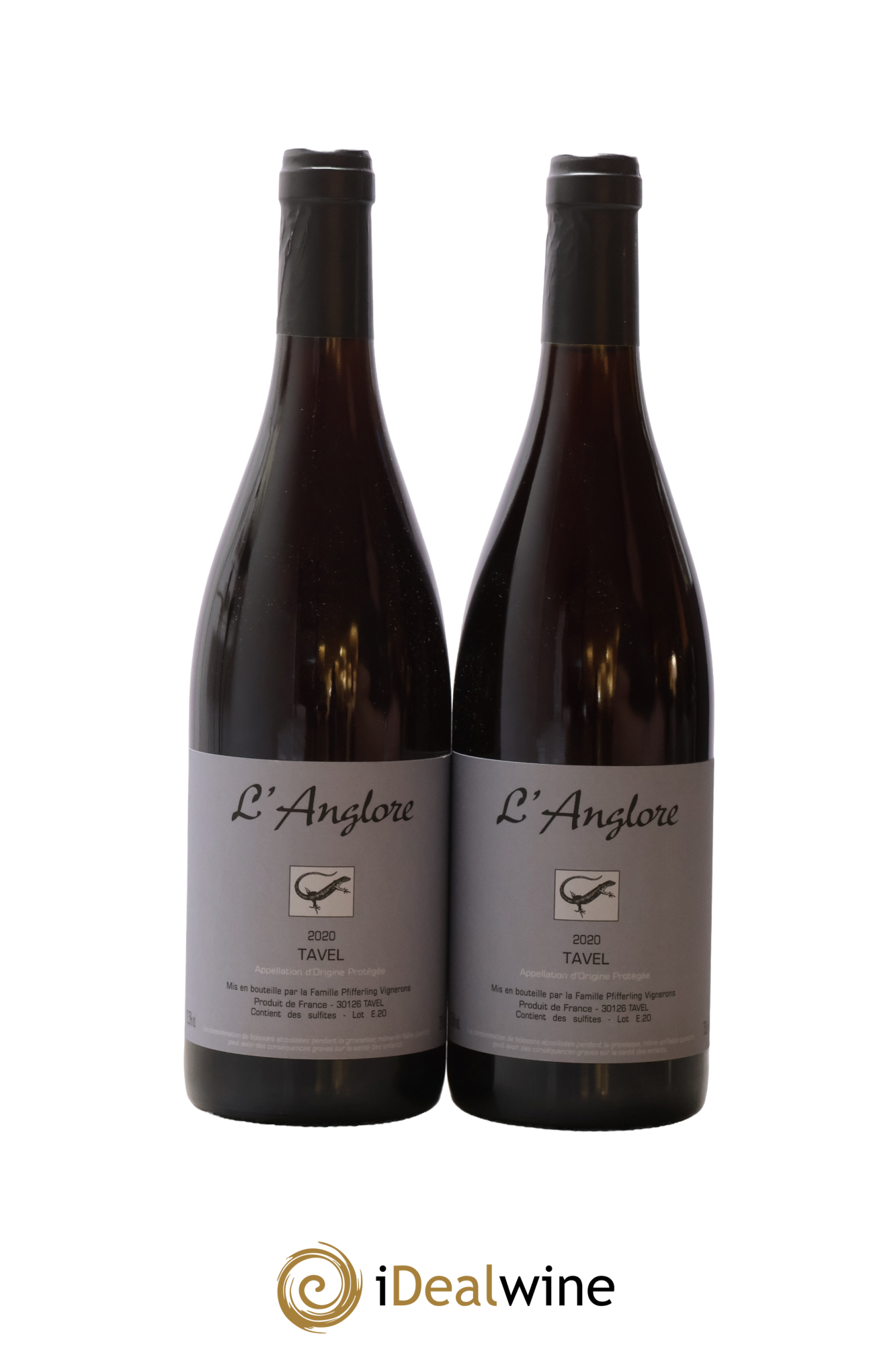 Tavel L'Anglore 2020 - Lot de 2 bouteilles - 0