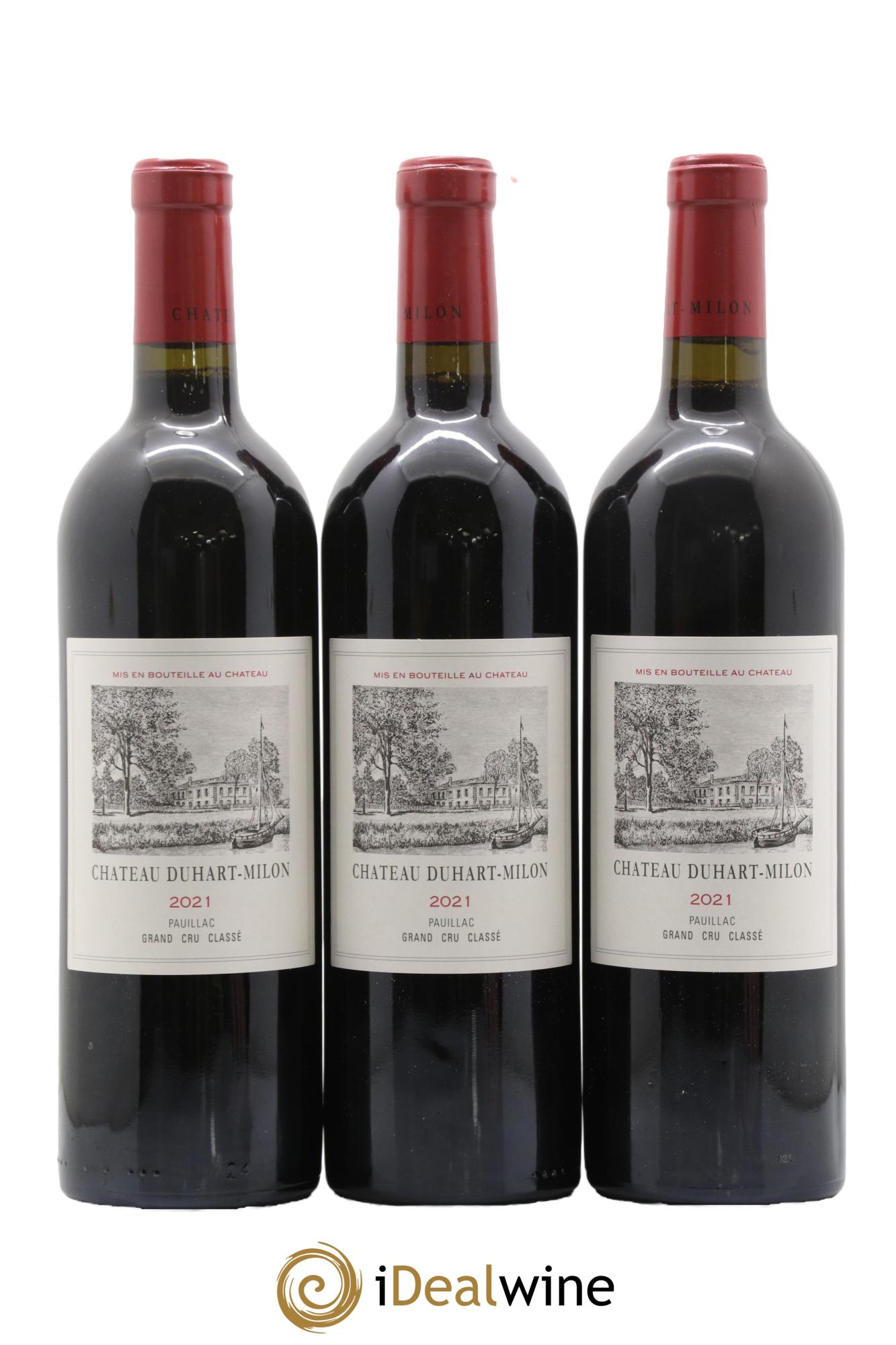 Château Duhart-Milon 4ème Grand Cru Classé  2021 - Lotto di 3 bottiglie - 0