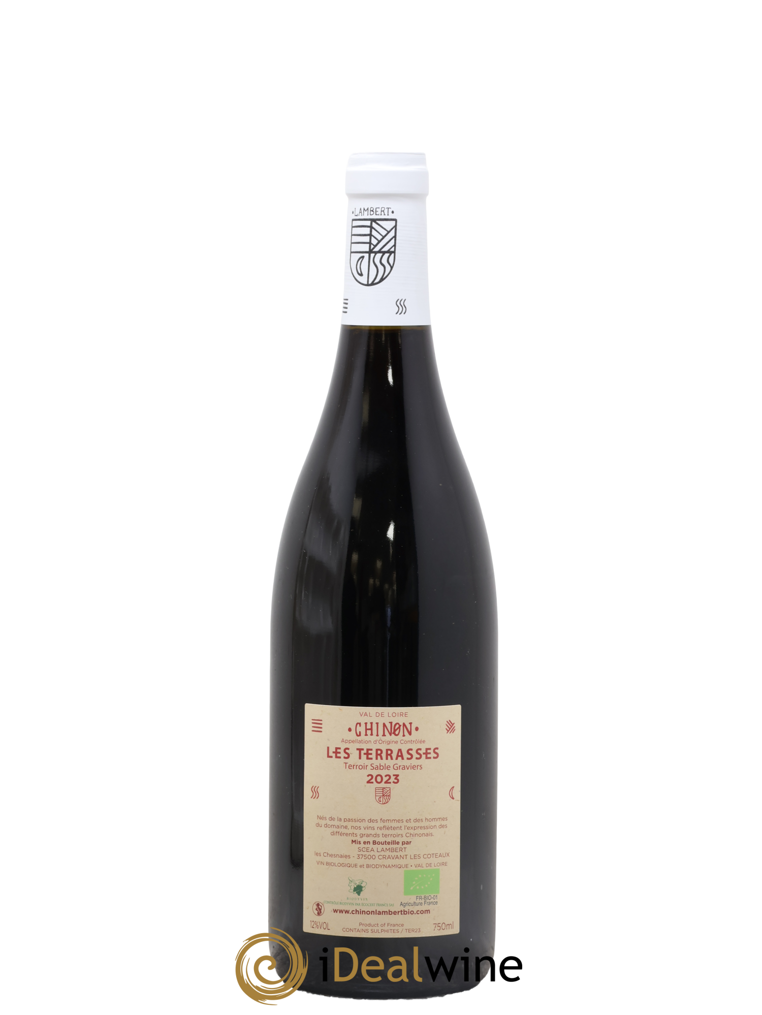 Chinon Les Terrasses Domaine Lambert 2023 - Lot de 1 bouteille - 1