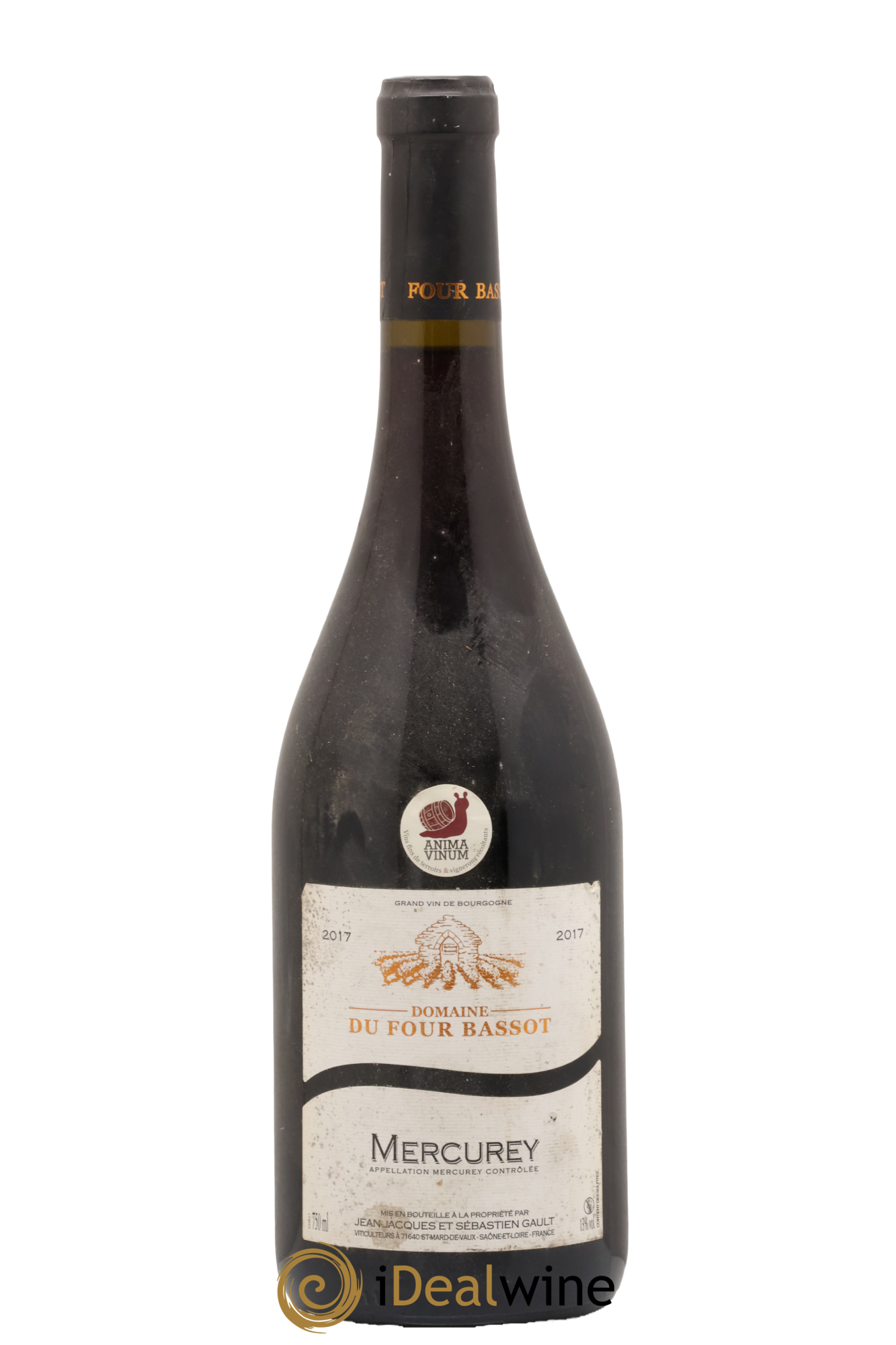 Mercurey Domaine Du Four Bassot 2017 - Lot de 1 bouteille - 0