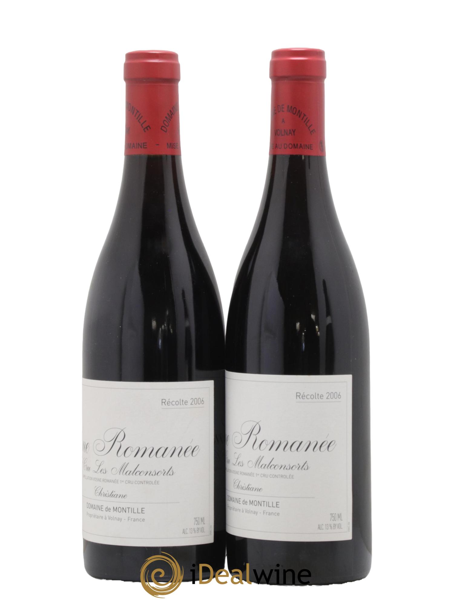 Vosne-Romanée 1er Cru Les Malconsorts - Cuvée Christiane De Montille (Domaine)  2006 - Lot of 2 bottles - 1