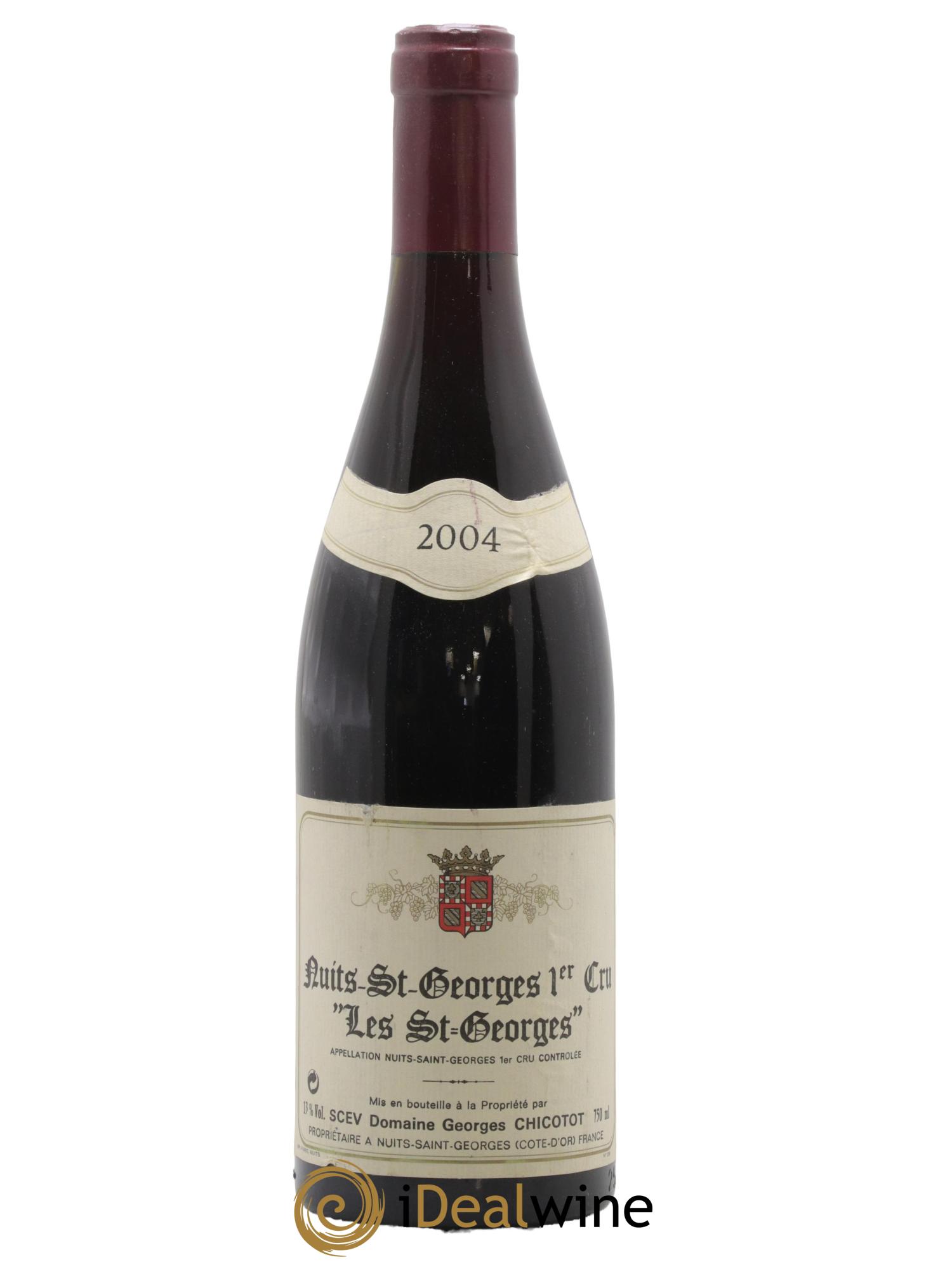 Nuits-Saint-Georges 1er Cru Les Saint-Georges Chicotot 2004 - Lotto di 1 bottiglia - 0