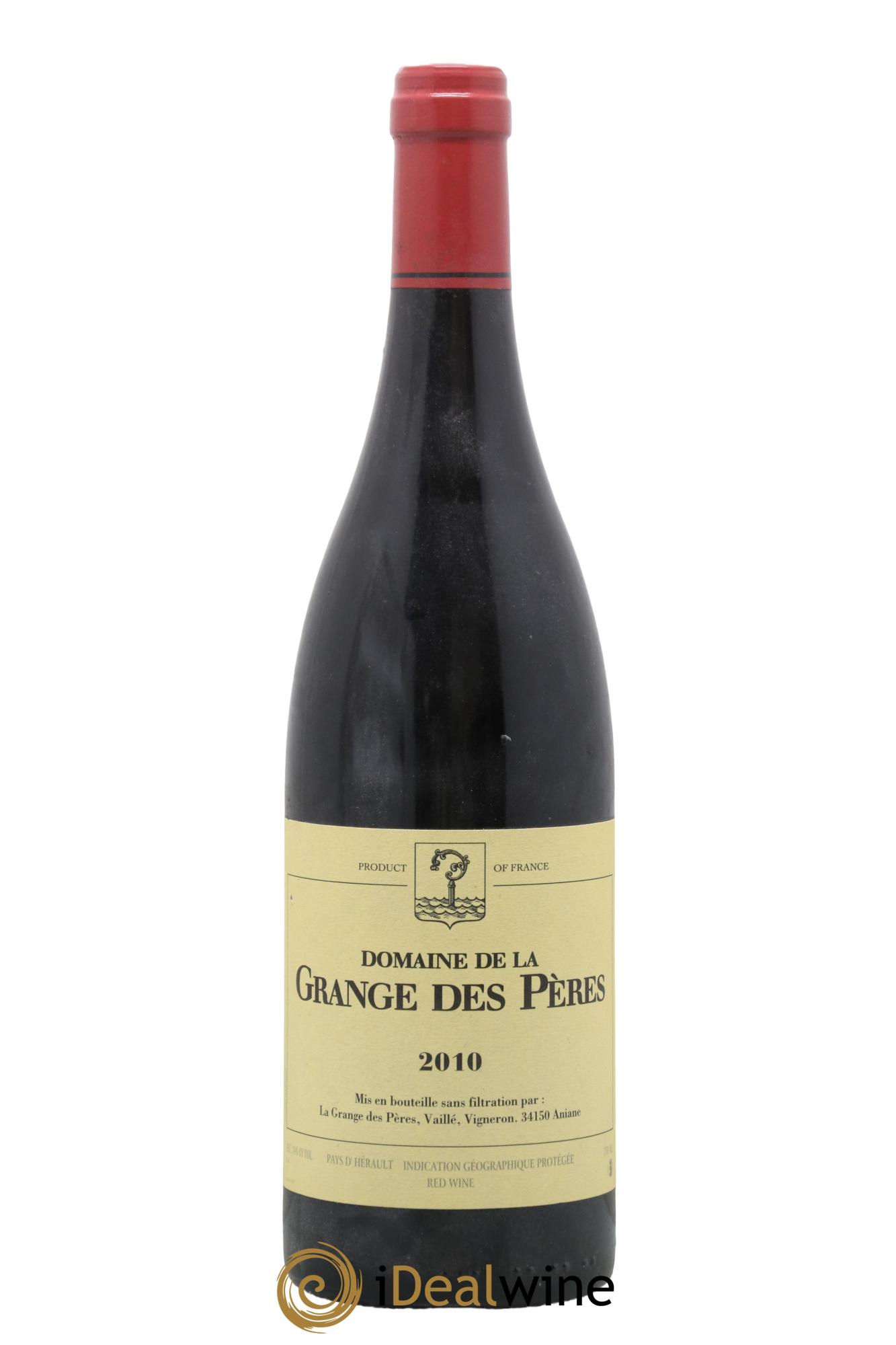 Pays d'Hérault Grange des Pères Laurent Vaillé 2010 - Lot de 1 bouteille - 0