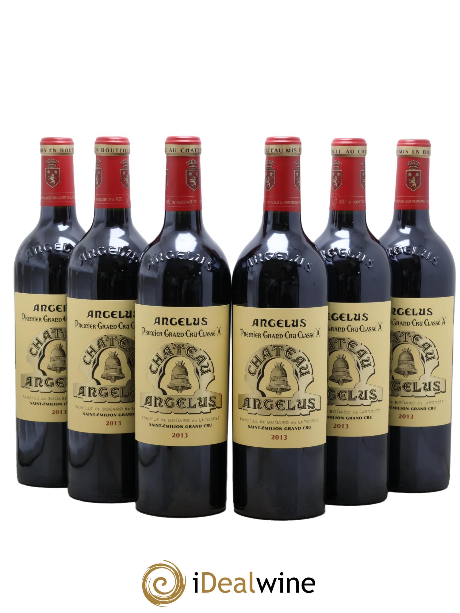 Château Angélus 1er Grand Cru Classé A 2013 - Lot of 6 bottles - 0