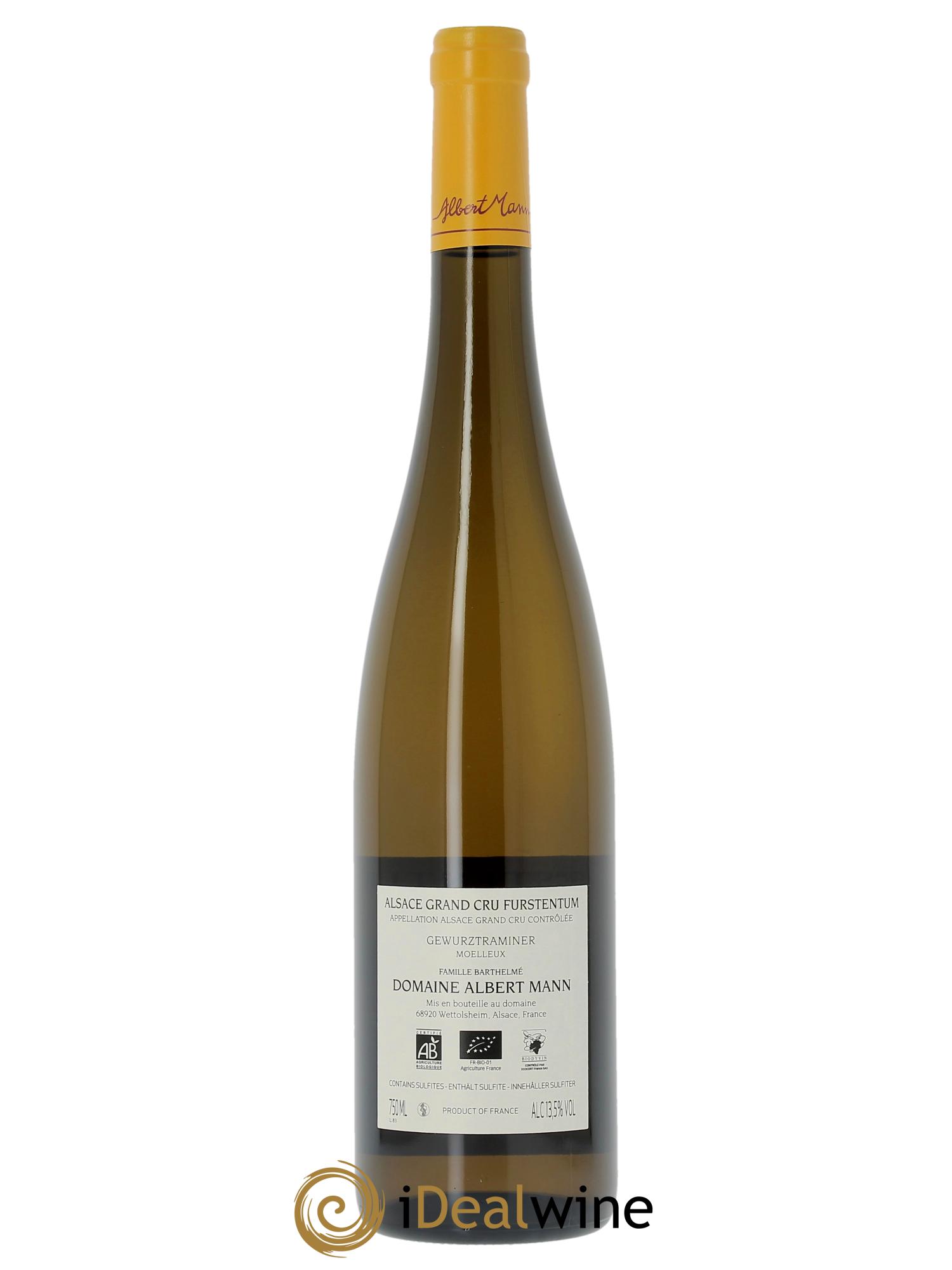 Alsace Gewurztraminer Grand Cru Furstentum Moelleux Albert Mann 2022 - Lotto di 1 bottiglia - 1