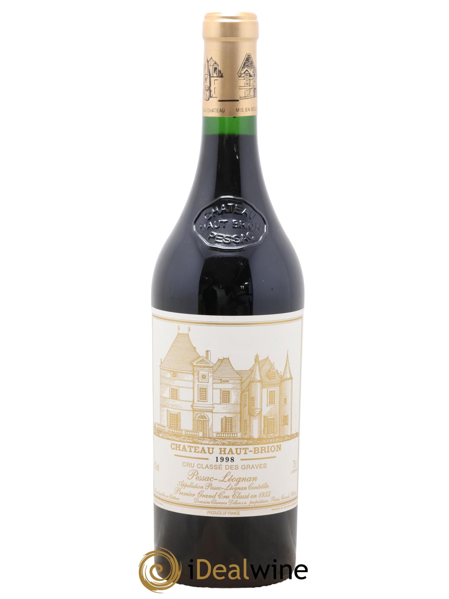 Château Haut Brion 1er Grand Cru Classé 1998 - Lotto di 1 bottiglia - 0