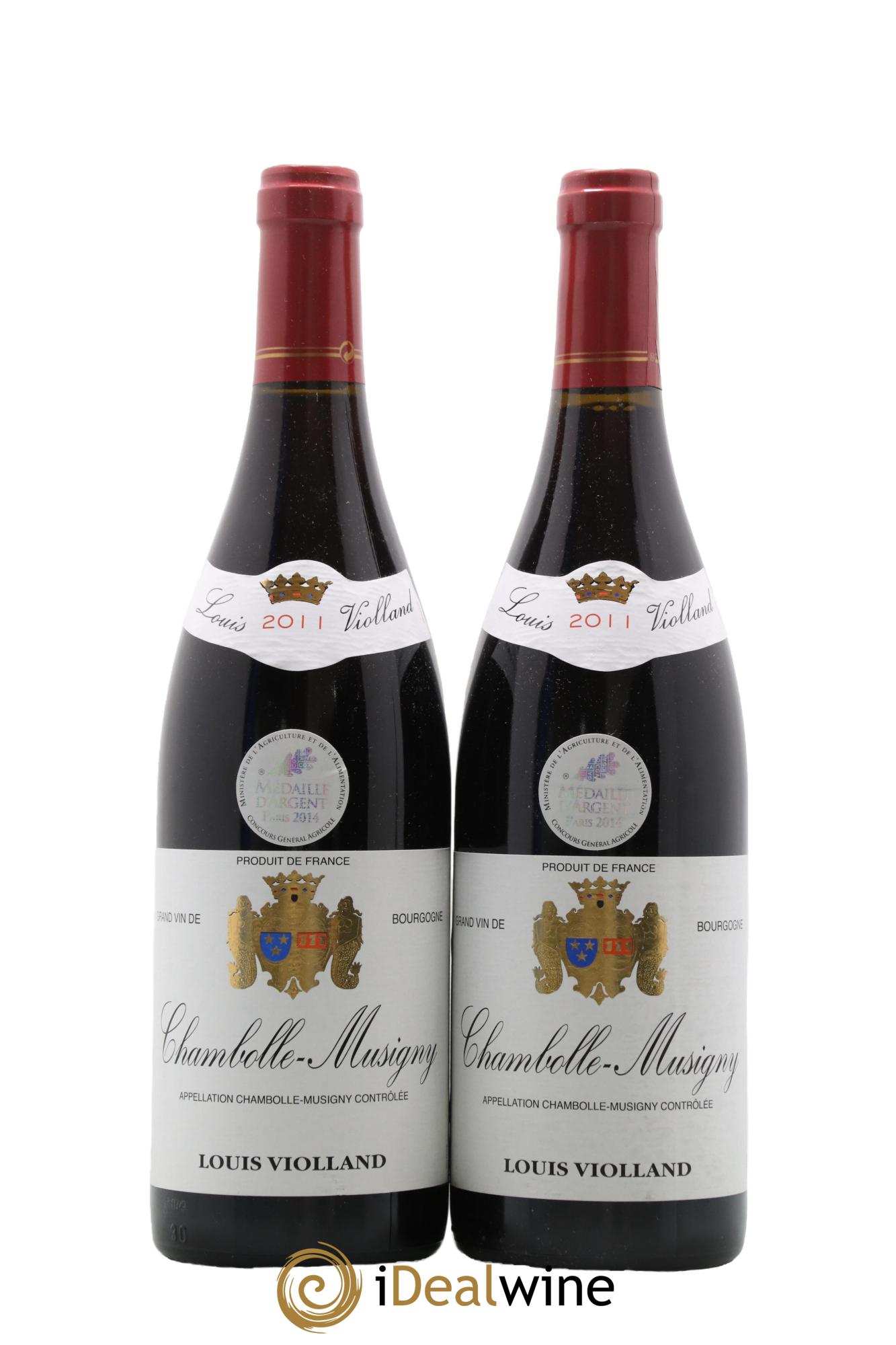 Chambolle-Musigny Louis Violland 2011 - Lot de 2 bouteilles - 0