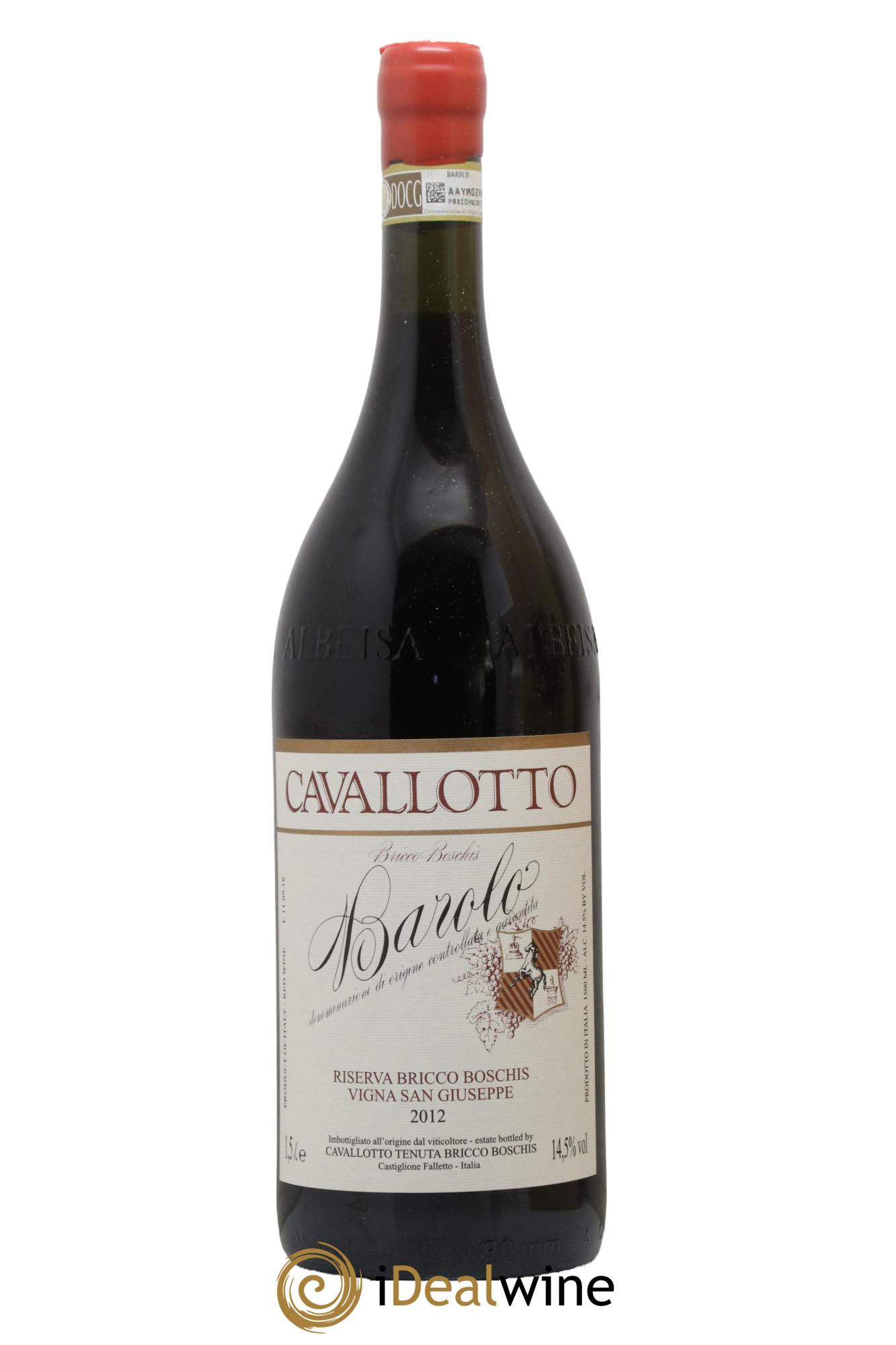 Barolo DOCG Riserva Bricco Boschis Vigna San Giuseppe Cavallotto 2012 - Lotto di 1 magnum - 1