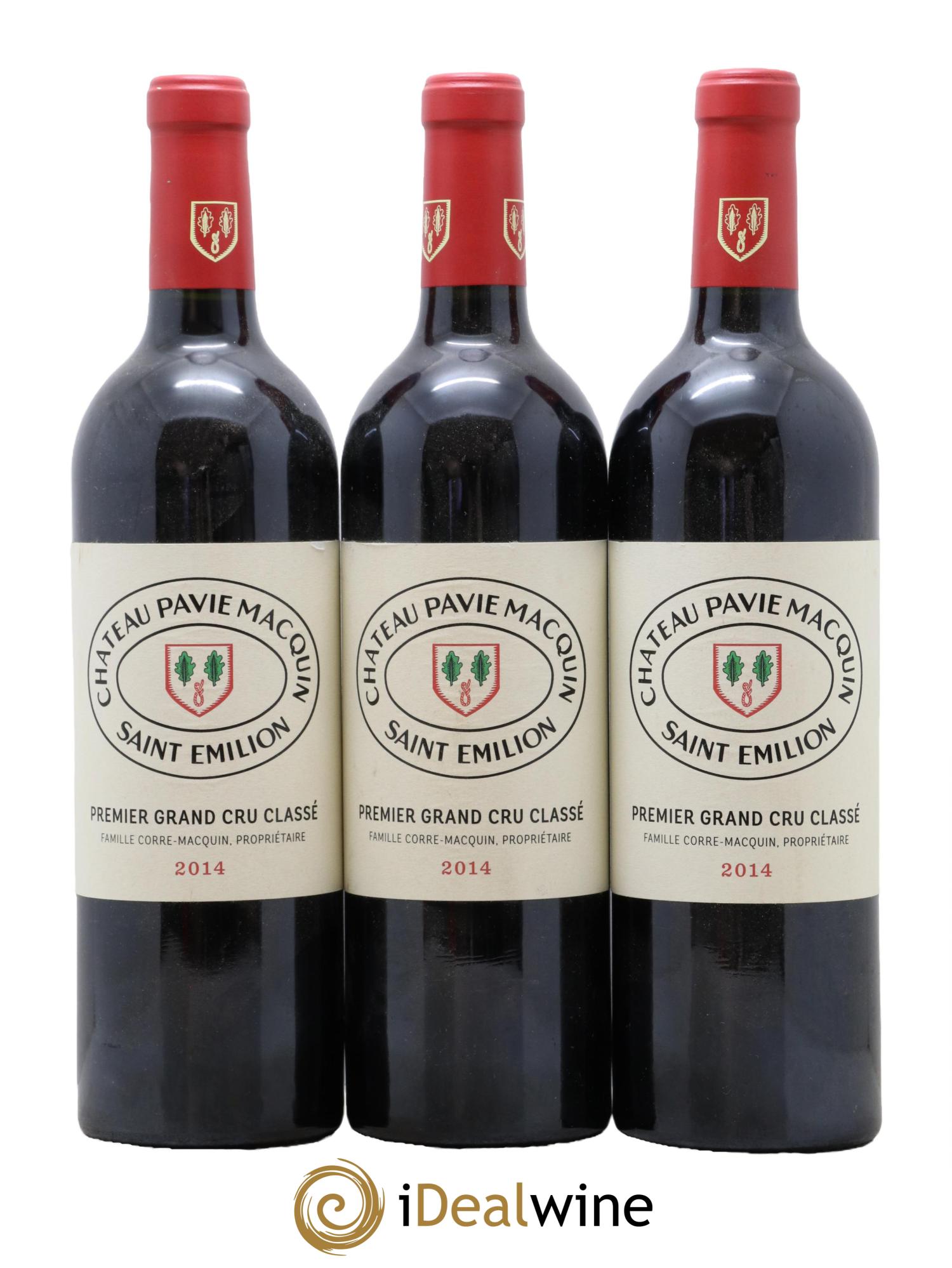 Château Pavie Macquin 1er Grand Cru Classé B 2014 - Lot de 3 bouteilles - 0
