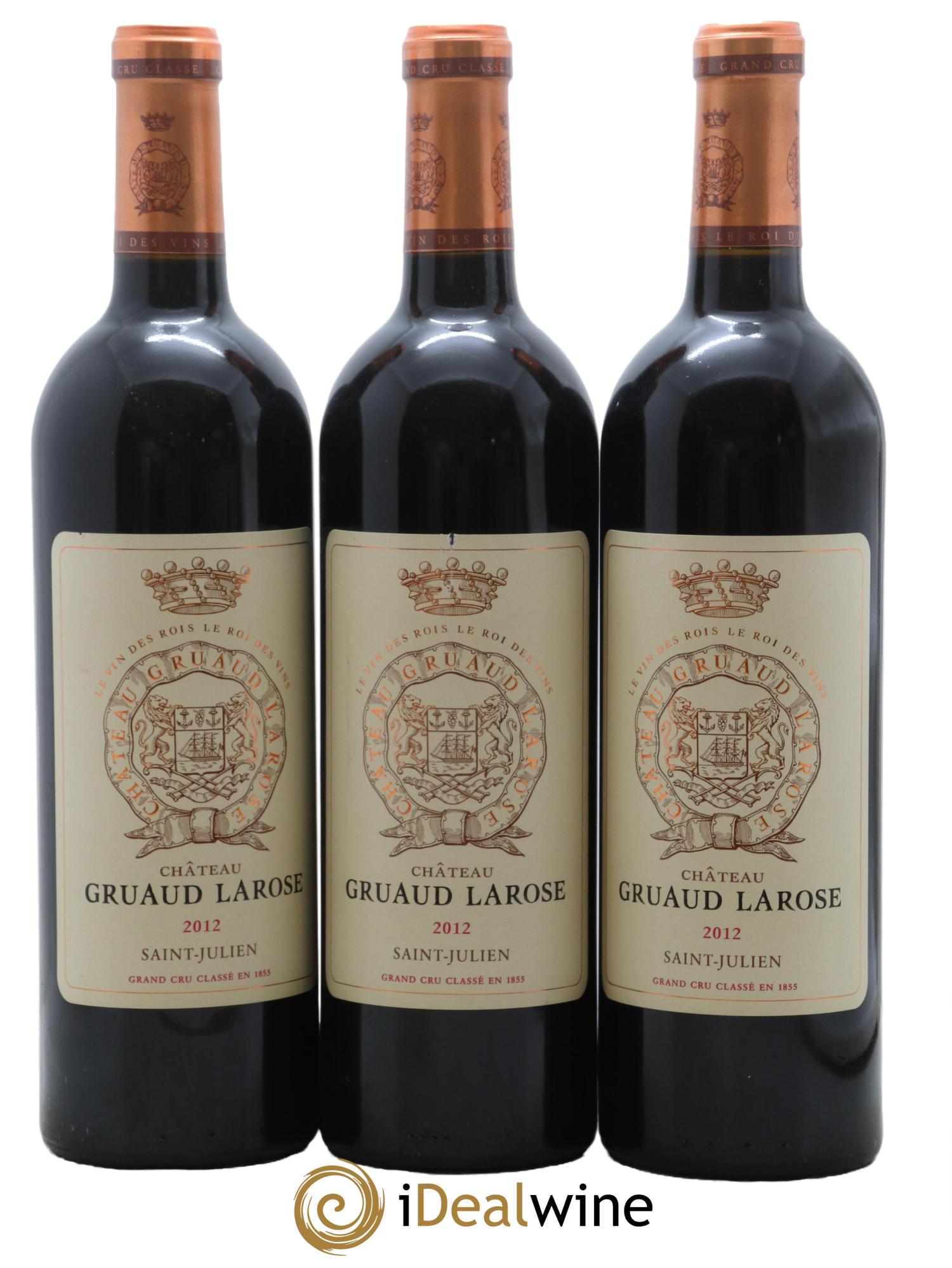 Château Gruaud Larose 2ème Grand Cru Classé 2012 - Lot de 3 bouteilles - 0