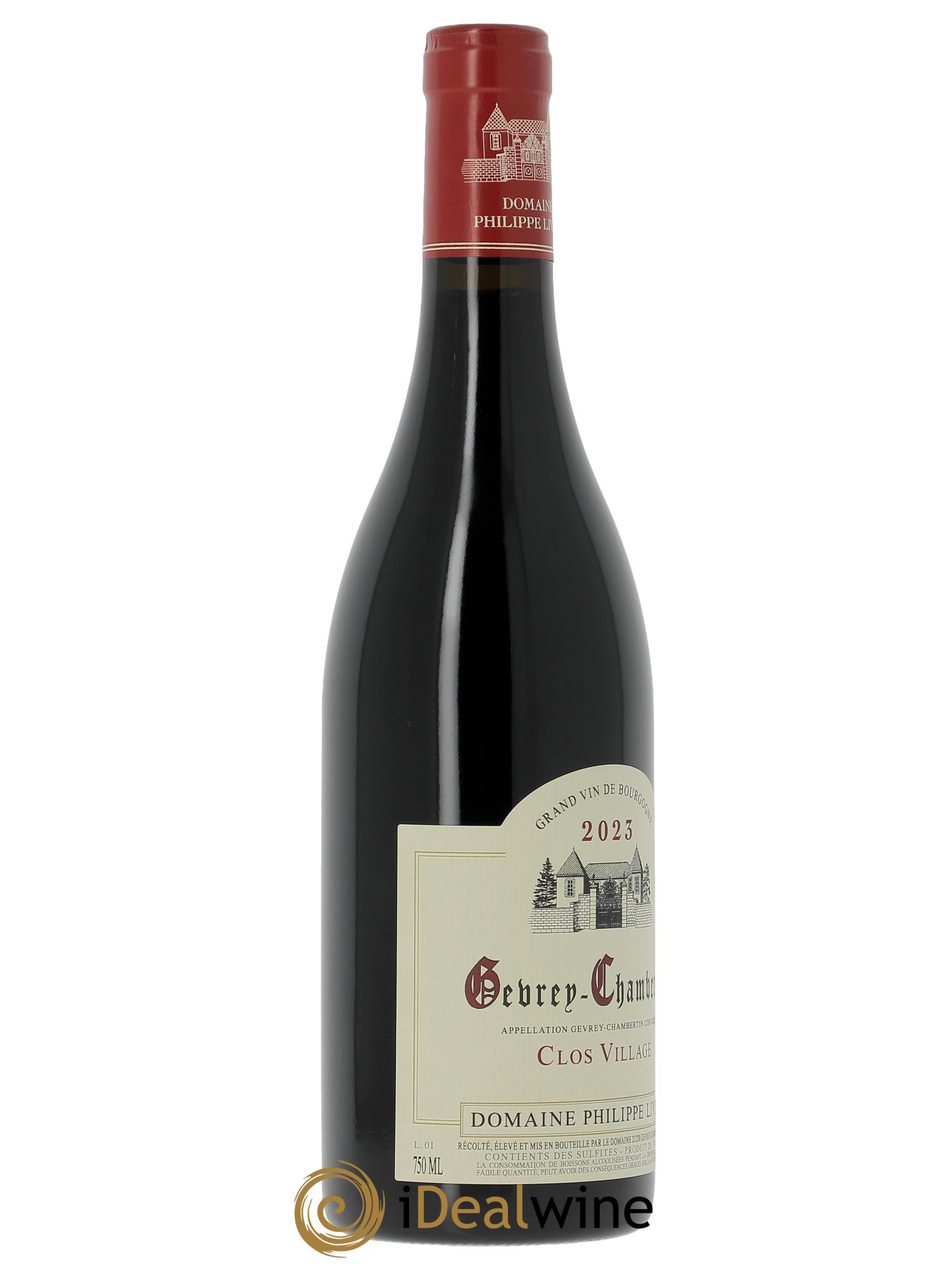 Gevrey-Chambertin Clos Village Tilleuls (Domaine des) - Philippe Livera 2023 - Lot de 1 bouteille - 2
