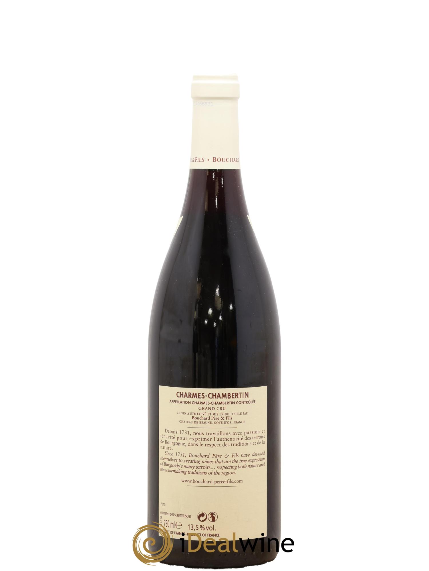 Charmes-Chambertin Grand Cru Bouchard Père & Fils 2010 - Posten von 1 Flasche - 1