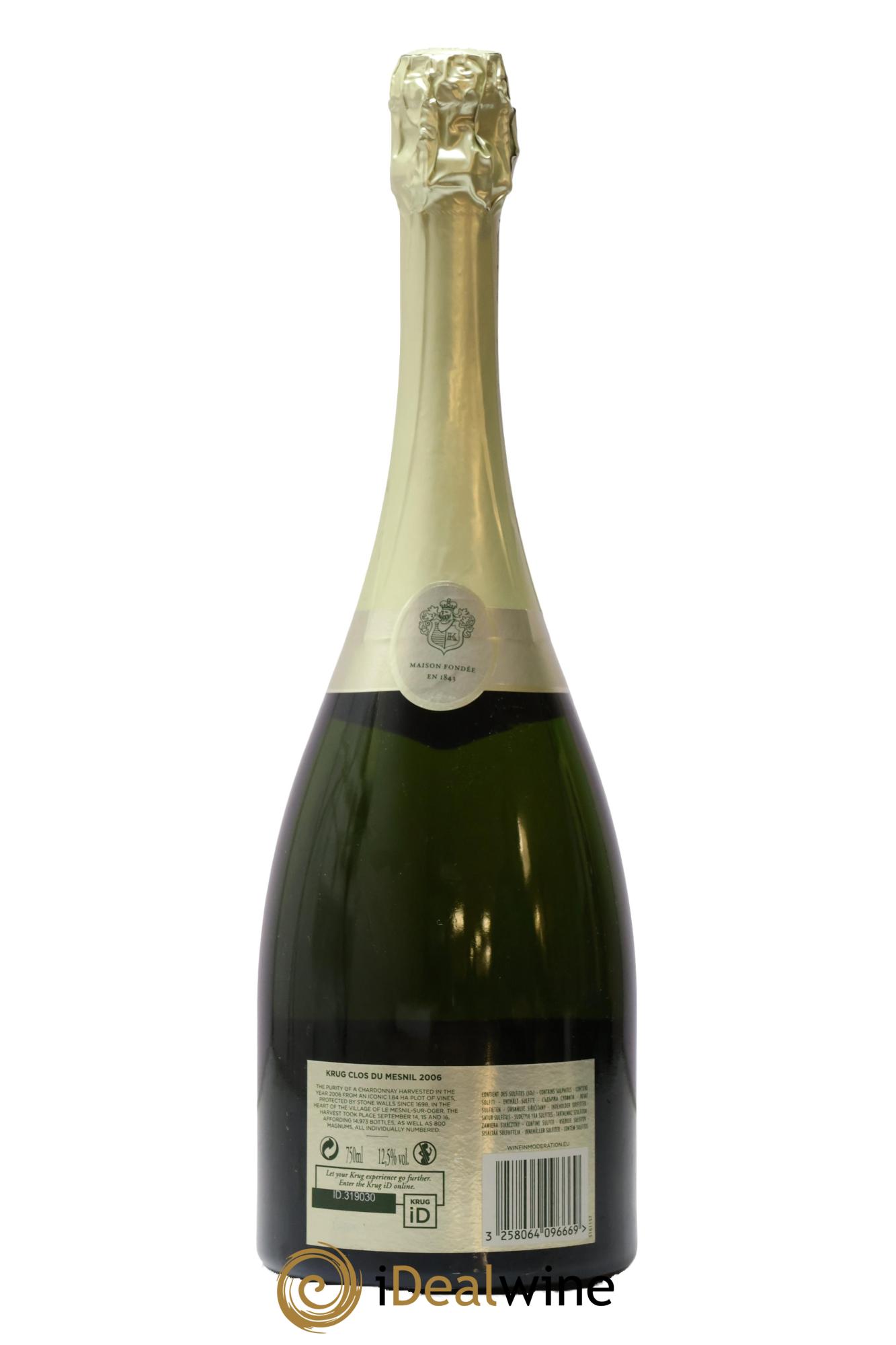Clos du Mesnil Krug 2006 - Lot of 1 bottle - 1