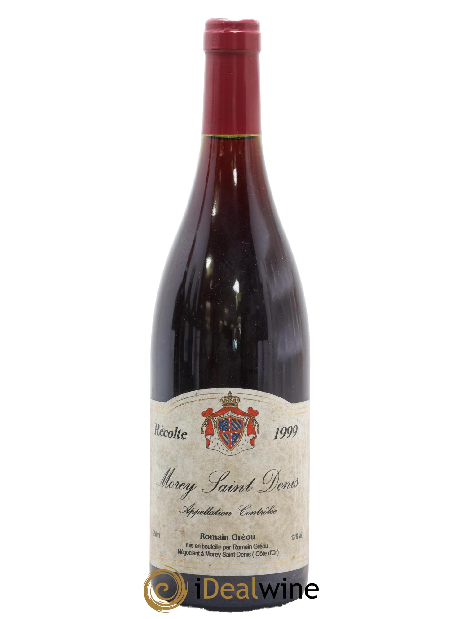 Morey-Saint-Denis Domaine Romain Greou 1999 - Lot de 1 bouteille - 0