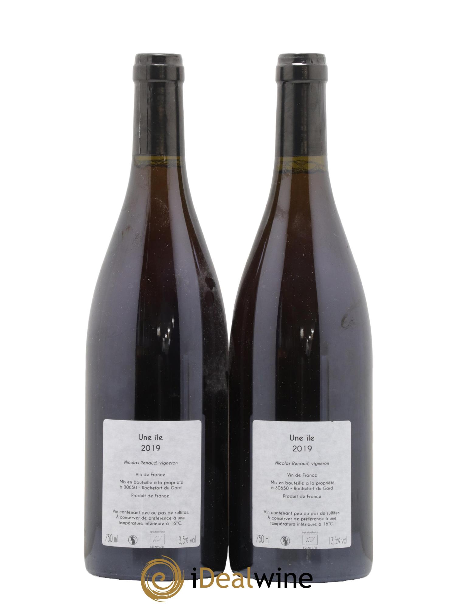 Vin de France Une Ile Clos des Grillons 2019 - Lot de 2 bouteilles - 1